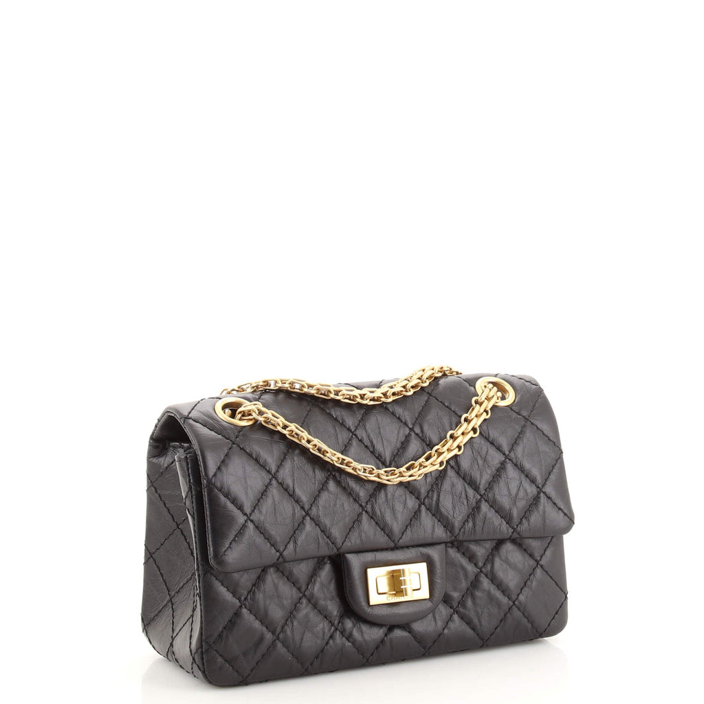 Reissue 2.55 Flap Bag Quilted Aged Calfskin Mini
