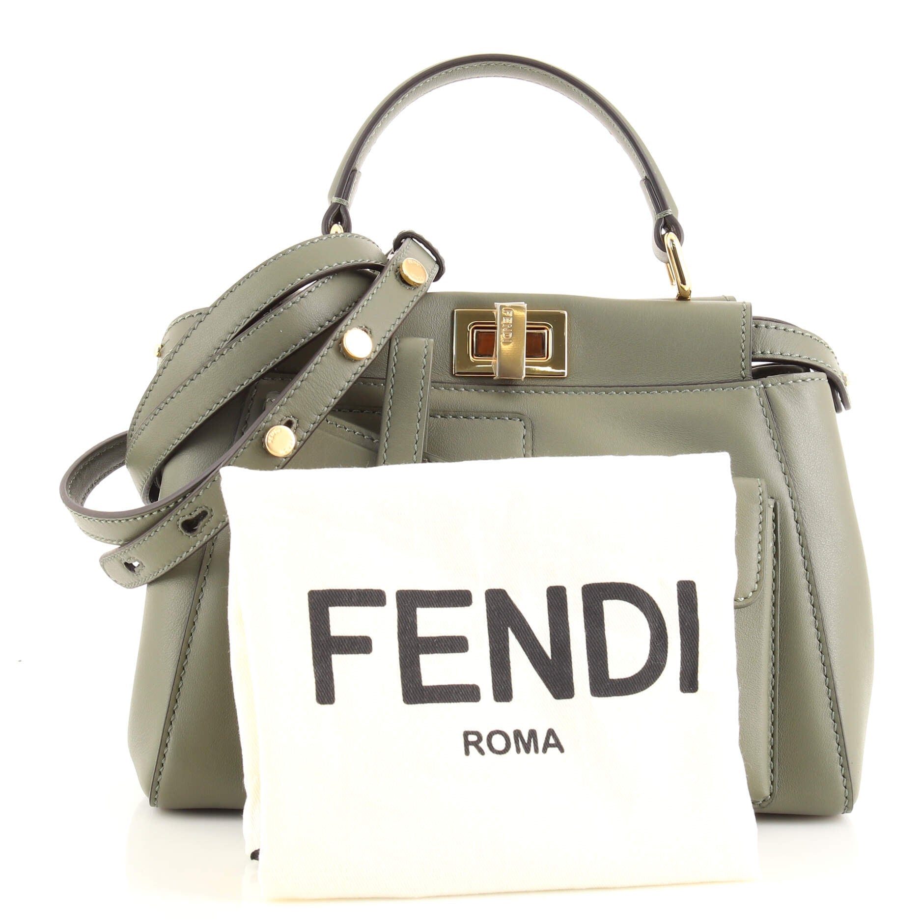 Peekaboo Utility Bag Leather Mini