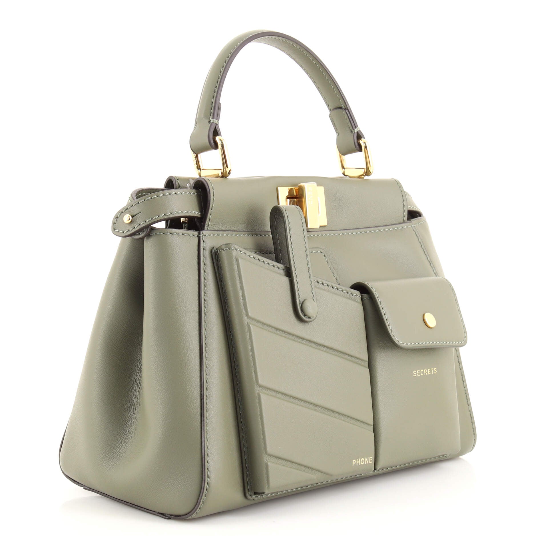 Peekaboo Utility Bag Leather Mini