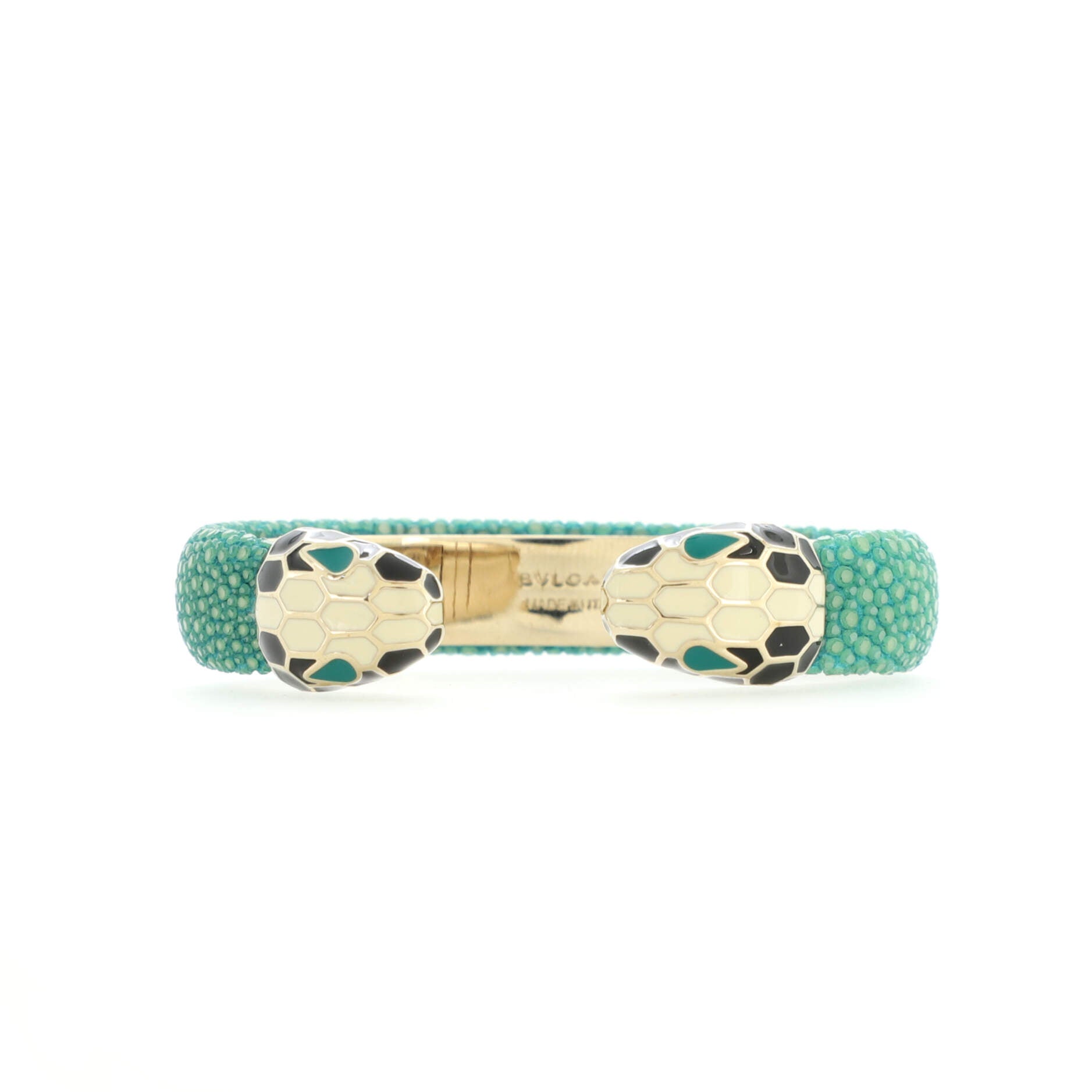 Serpenti Forever Bangle Bracelet Stingray and Metal