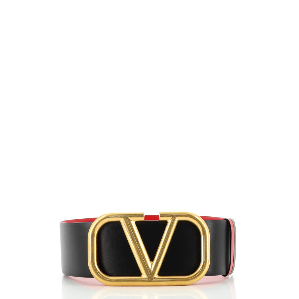 VLogo Belt Leather Wide 80