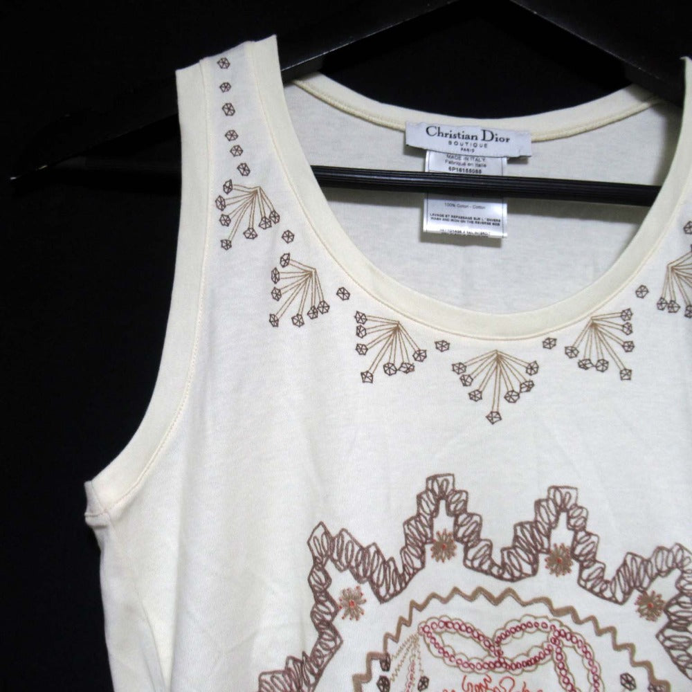 Christian Dior Tank Top Sleeveless Top