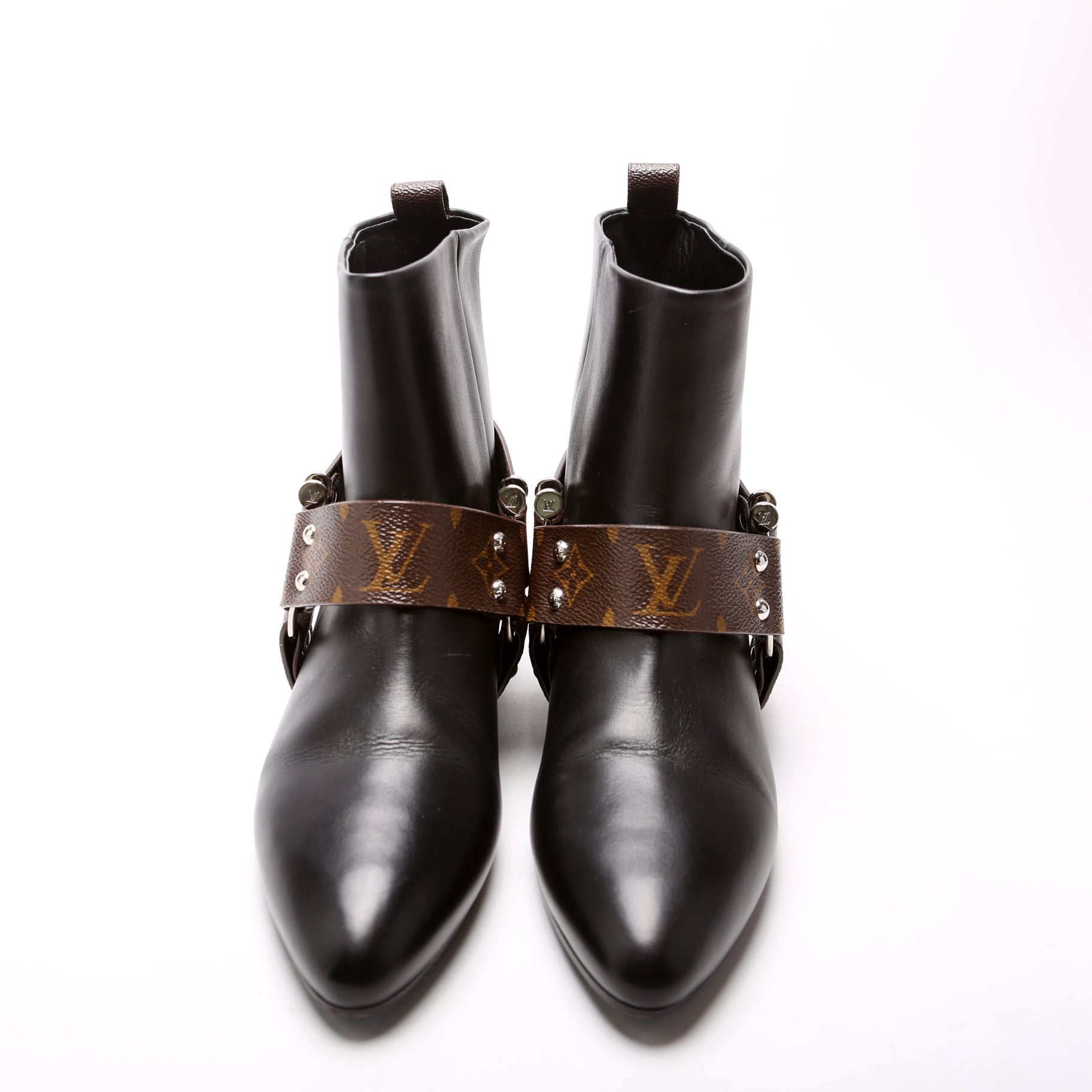 Biker Monogram Boots Size 40