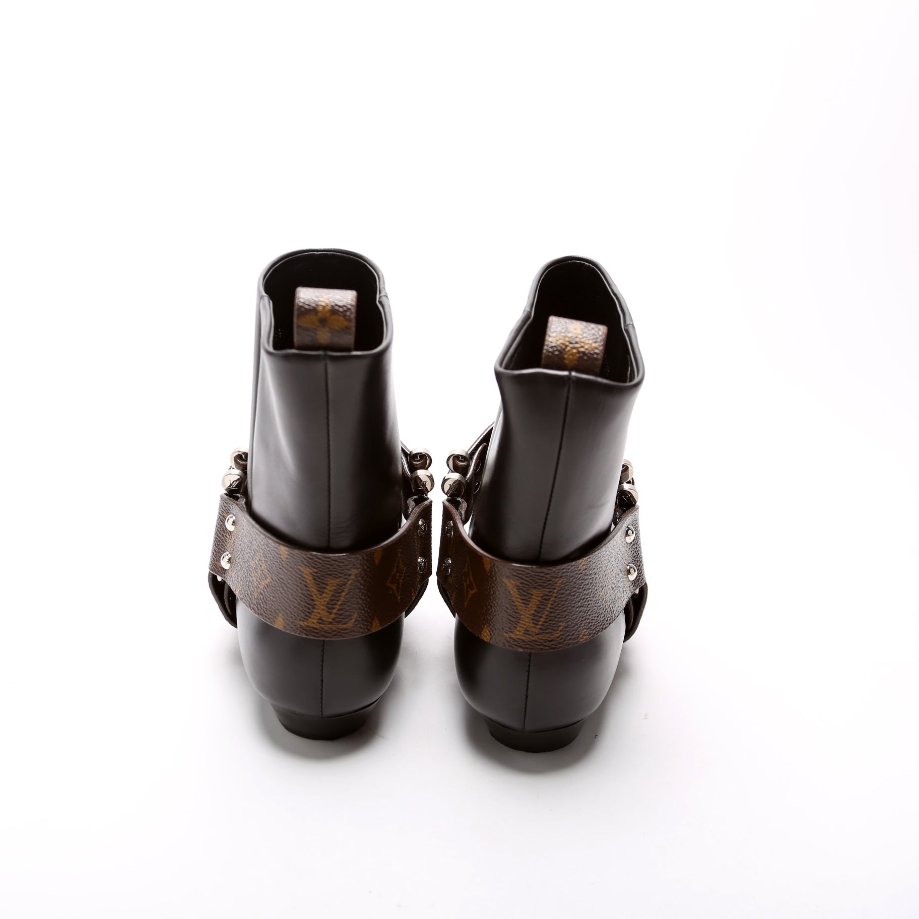 Biker Monogram Boots Size 40