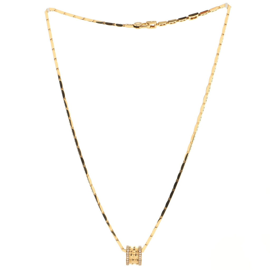 B.Zero 1 Rock Necklace 18K Yellow Gold with Diamonds