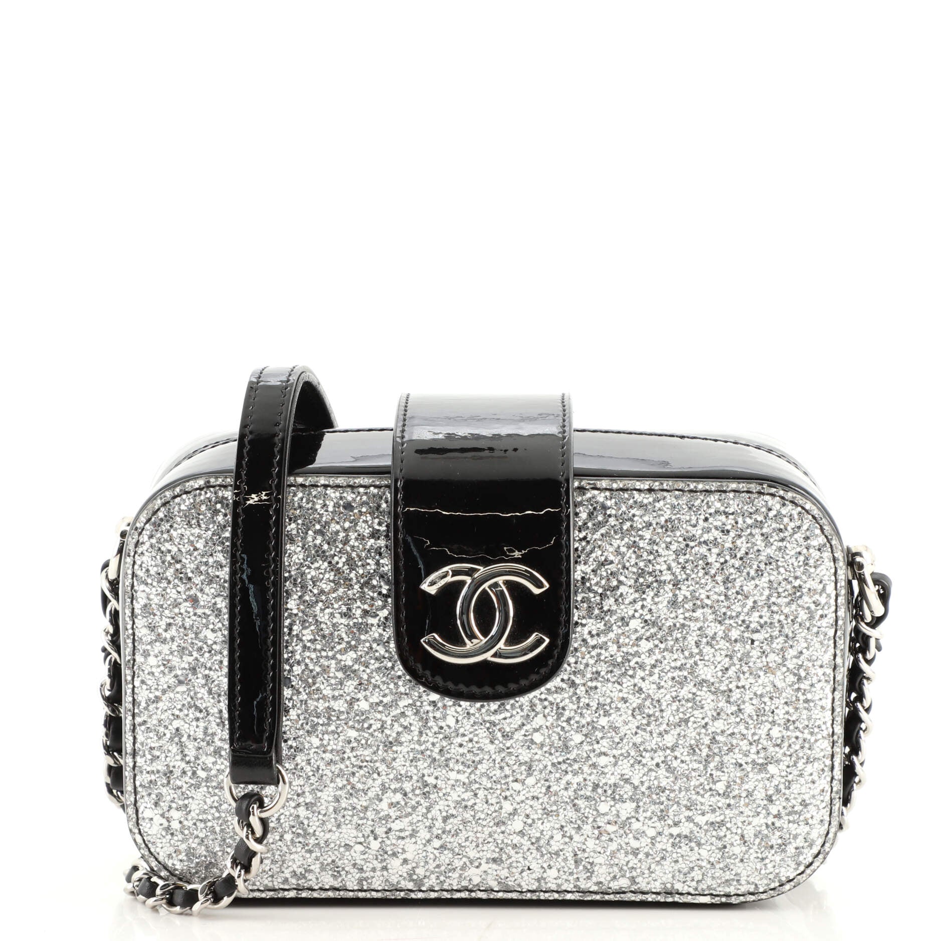 Ground Control Camera Case Bag Glittered PVC with Patent Mini