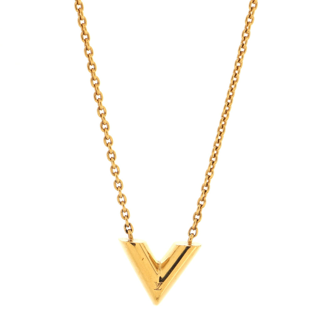 Essential V Necklace Metal