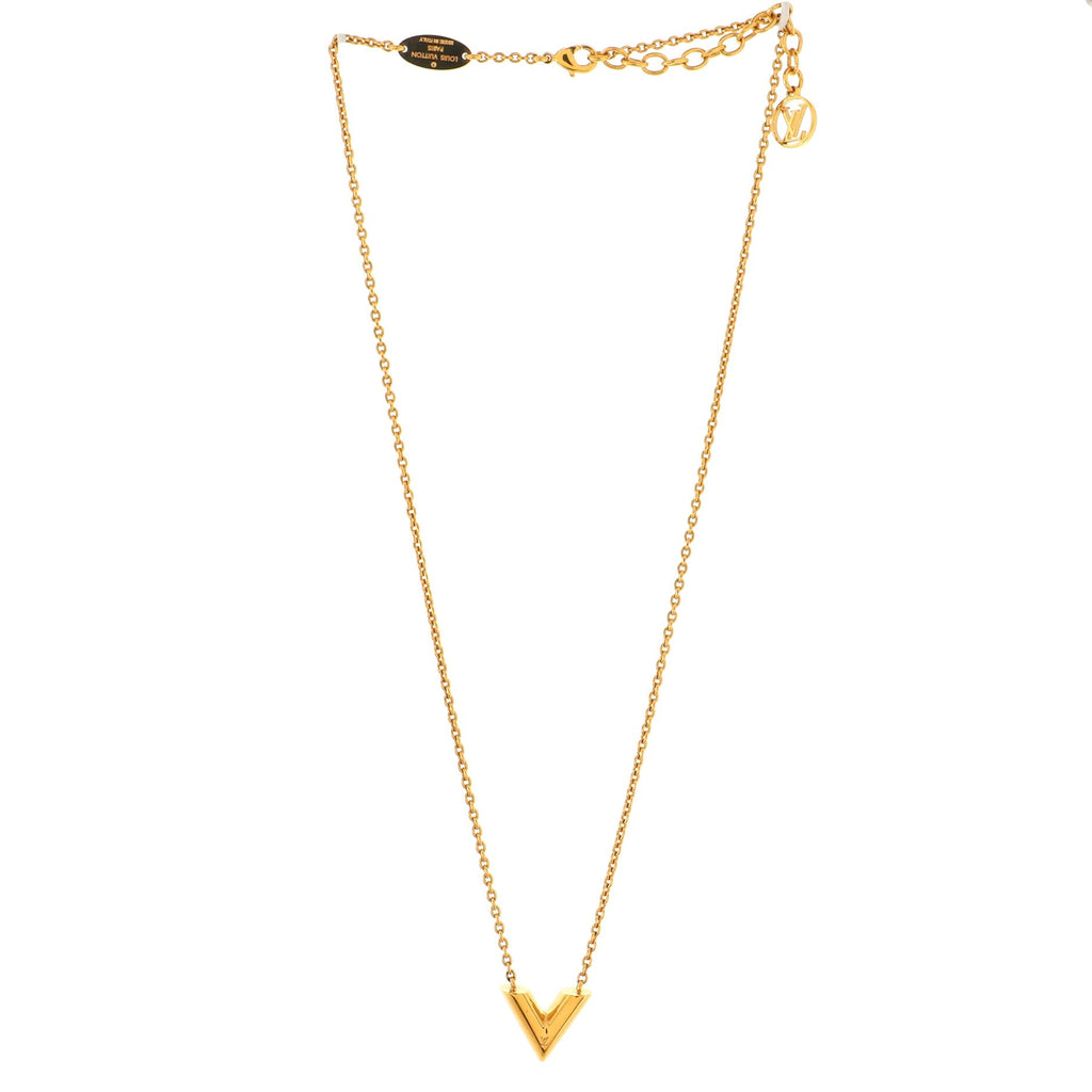 Essential V Necklace Metal