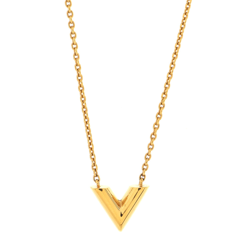 Essential V Necklace Metal