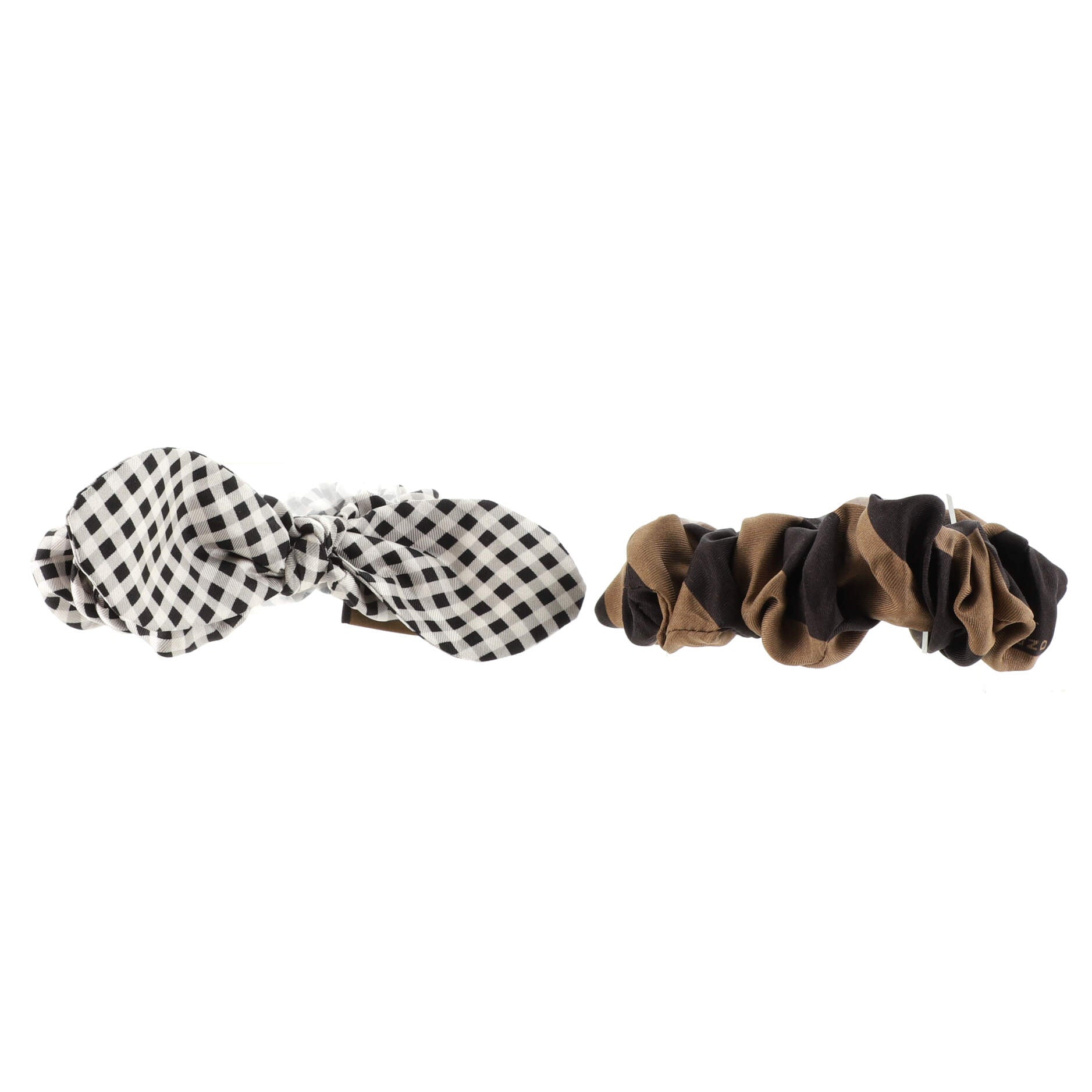 Logo Scrunchie Set Printed Silk