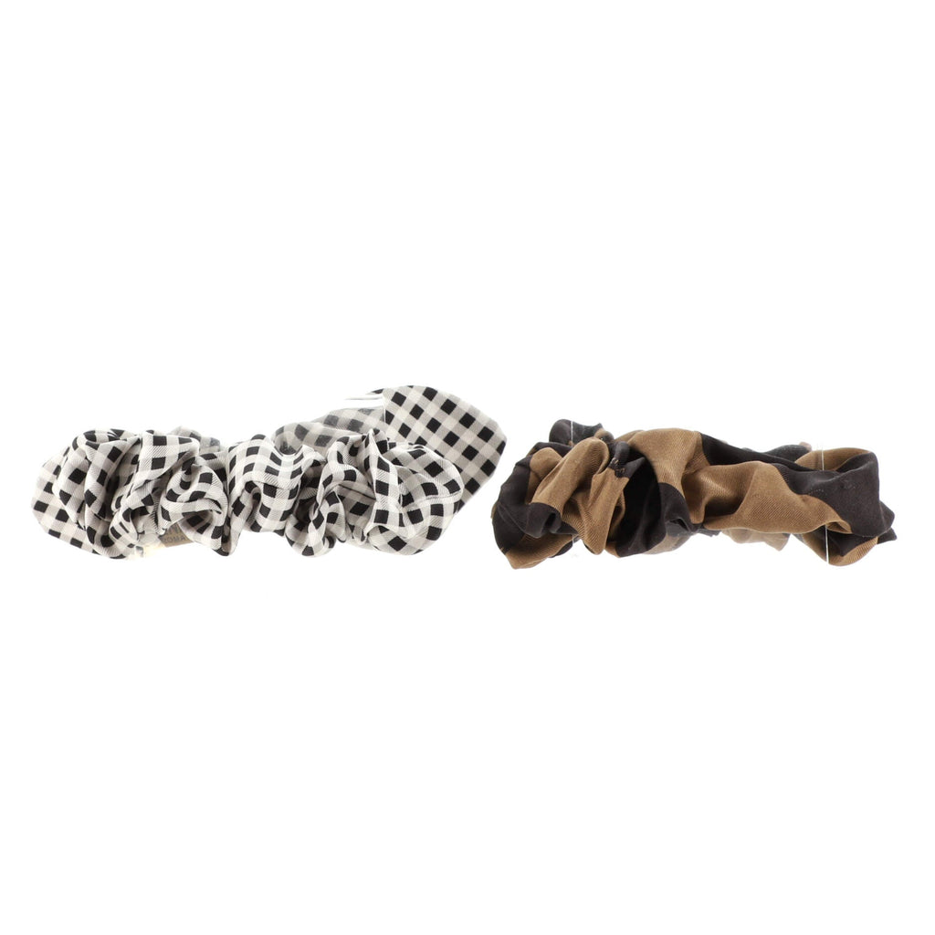Logo Scrunchie Set Printed Silk