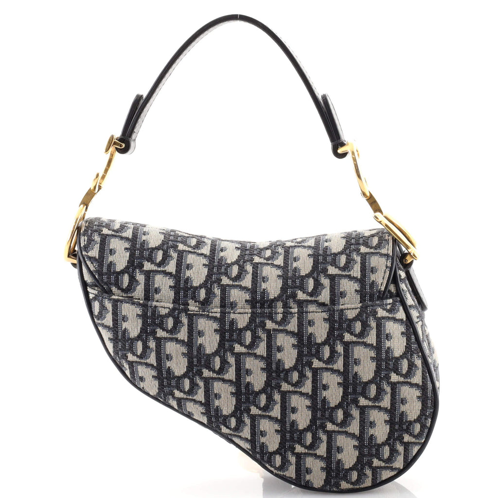 Saddle Handbag Oblique Canvas Mini