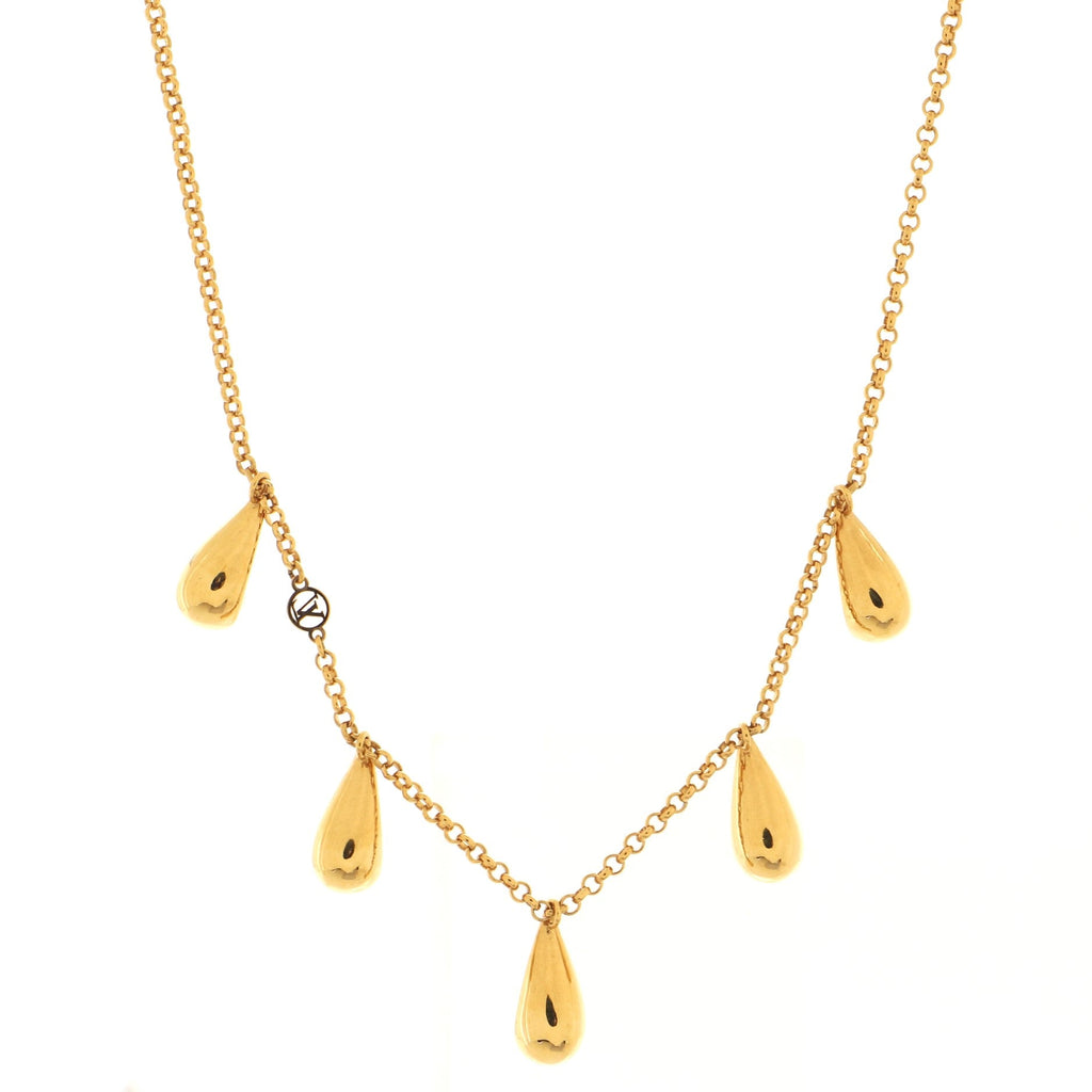 Pearlygram Supple Necklace Metal with Faux Pearls