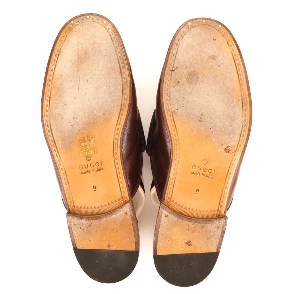 Women's Slingback Horsebit Loafers Leather with Elastic