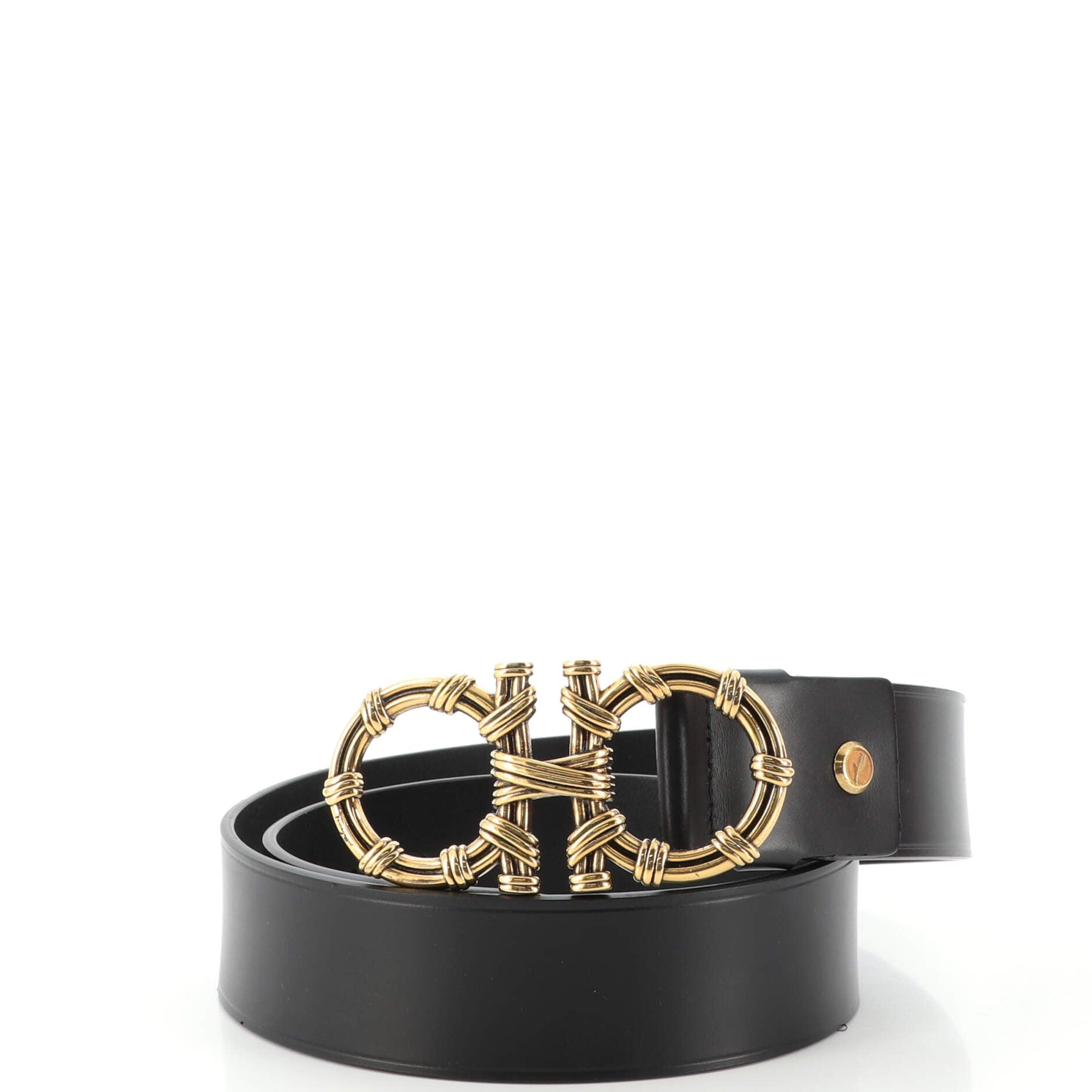 Gancini Belt Leather Wide 90