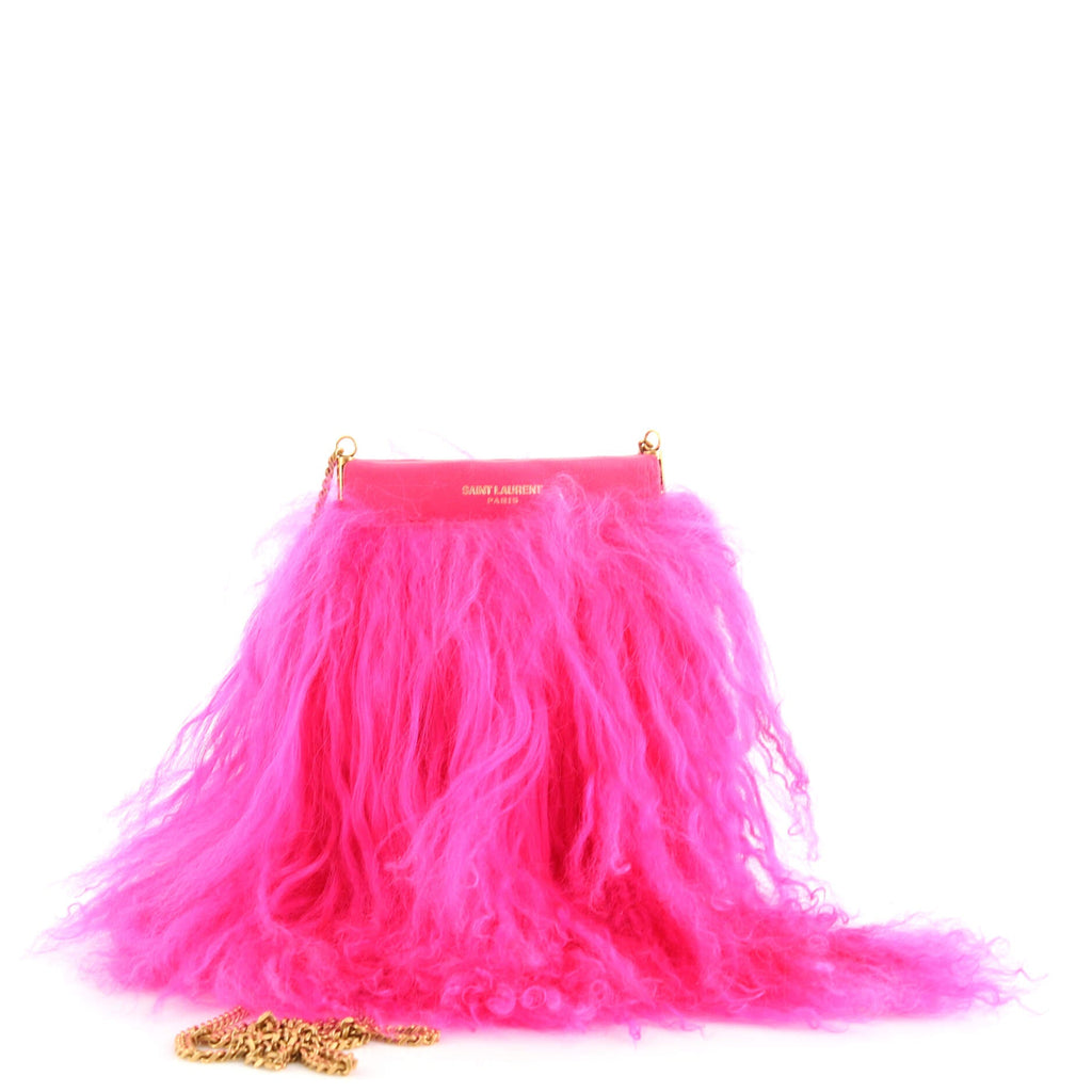 Pac Pac Pouch on Chain Fur Mini