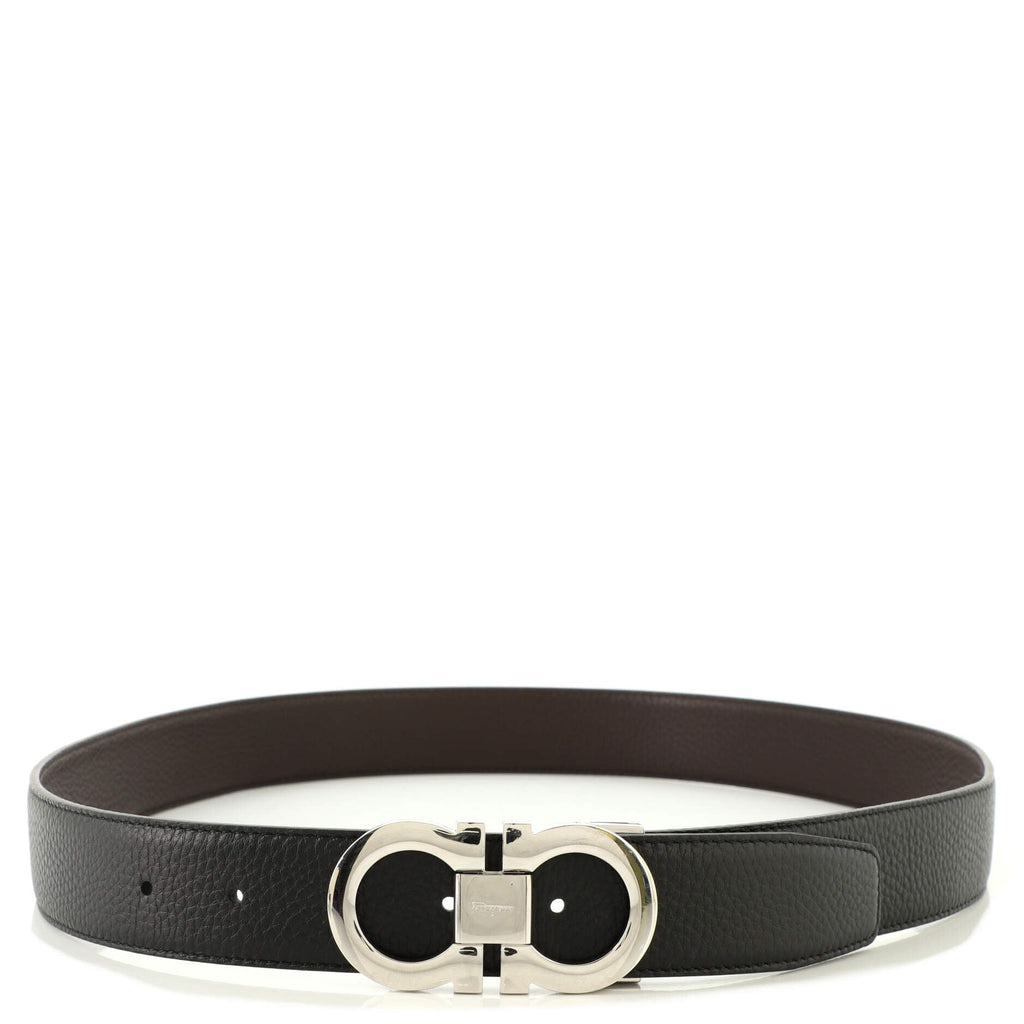 Gancini Reversible Belt Leather Wide 100