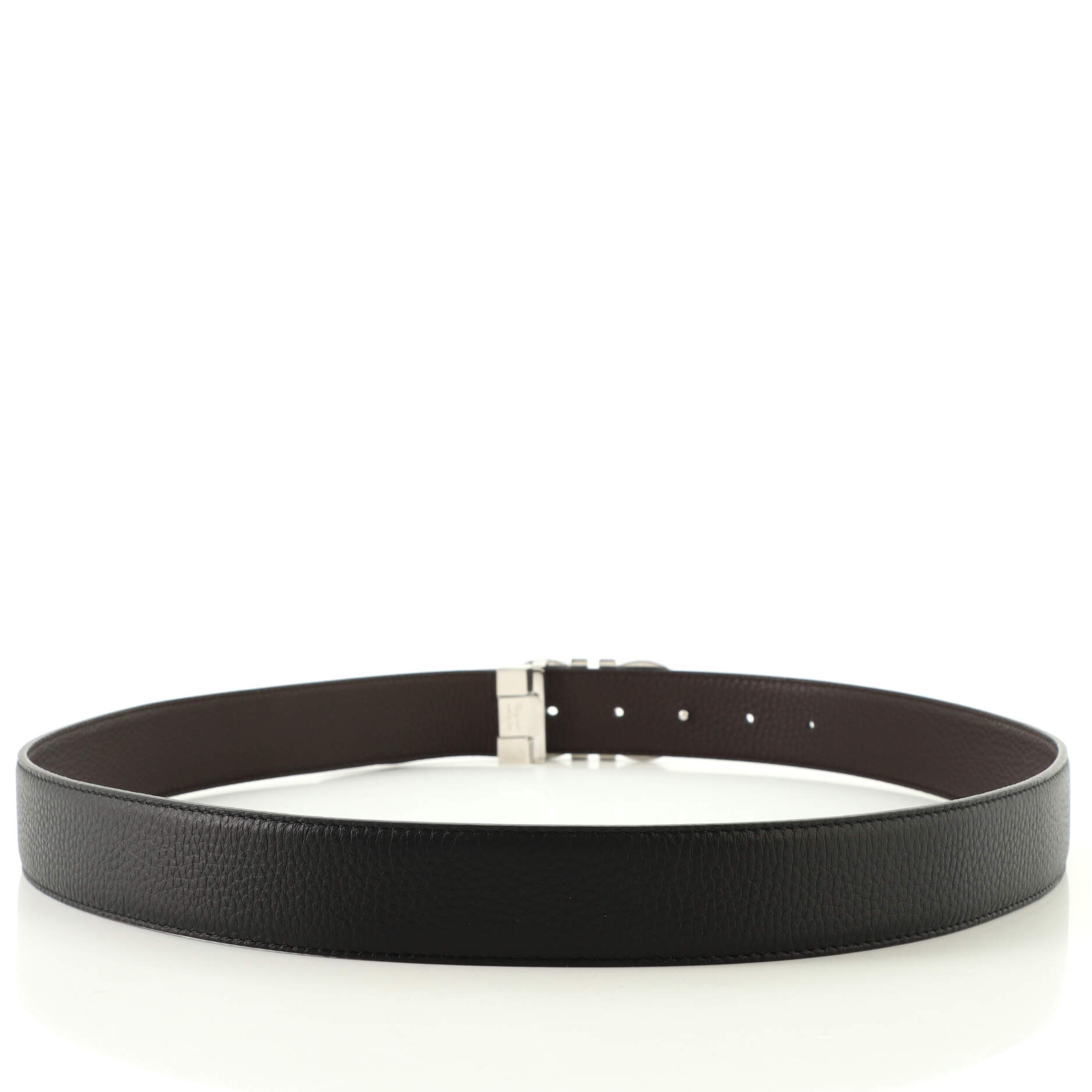 Gancini Reversible Belt Leather Wide 100