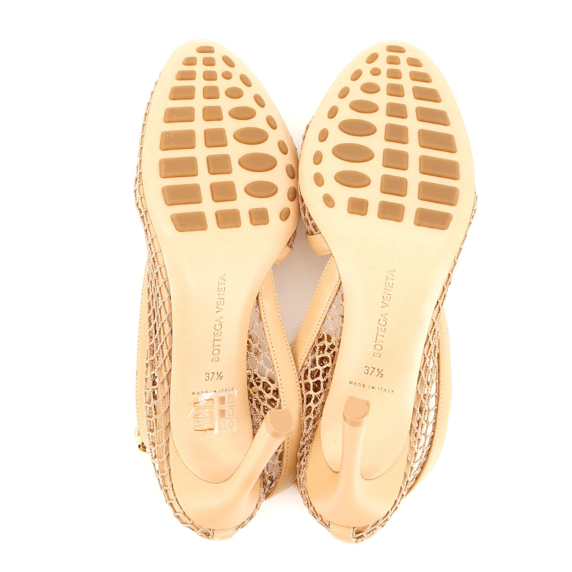 Women's Stretch Chunky Chain Pumps Mesh with Leather