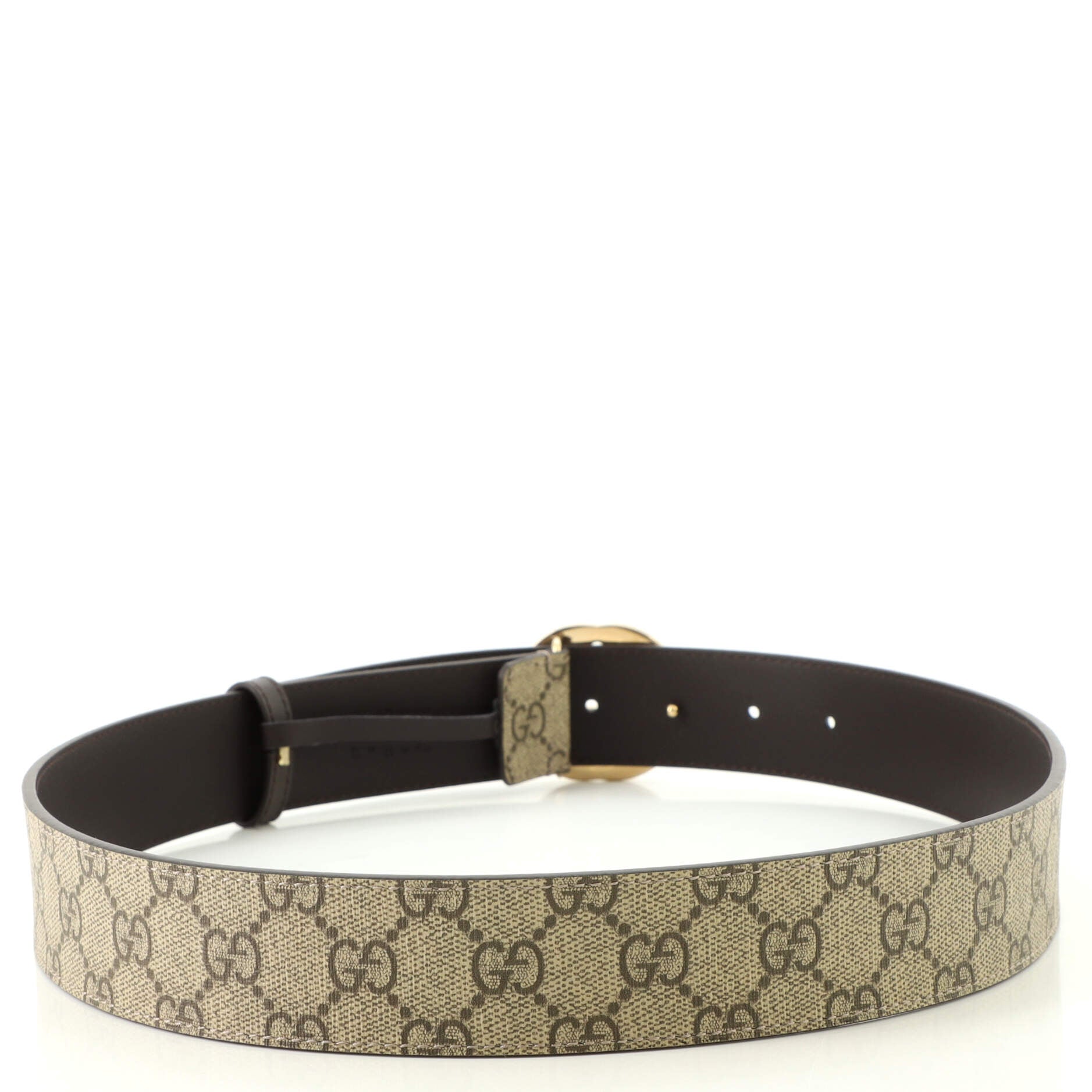 Interlocking G Belt GG Coated Canvas Wide 90