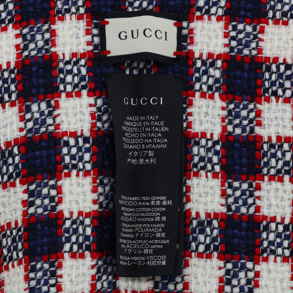 Women's Reversible Cape Poncho GG Tweed
