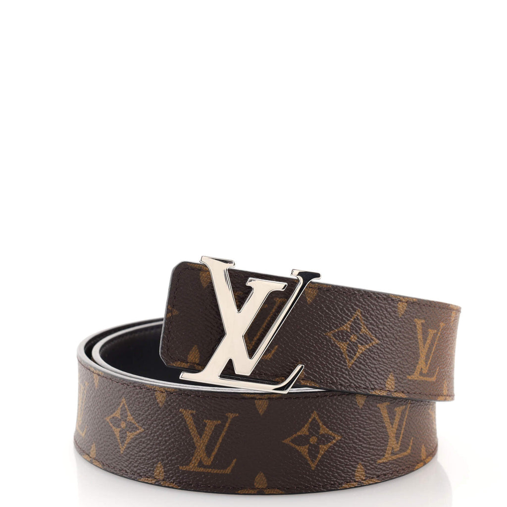 LV Initiales Reversible Belt Monogram Canvas and Leather Wide 95