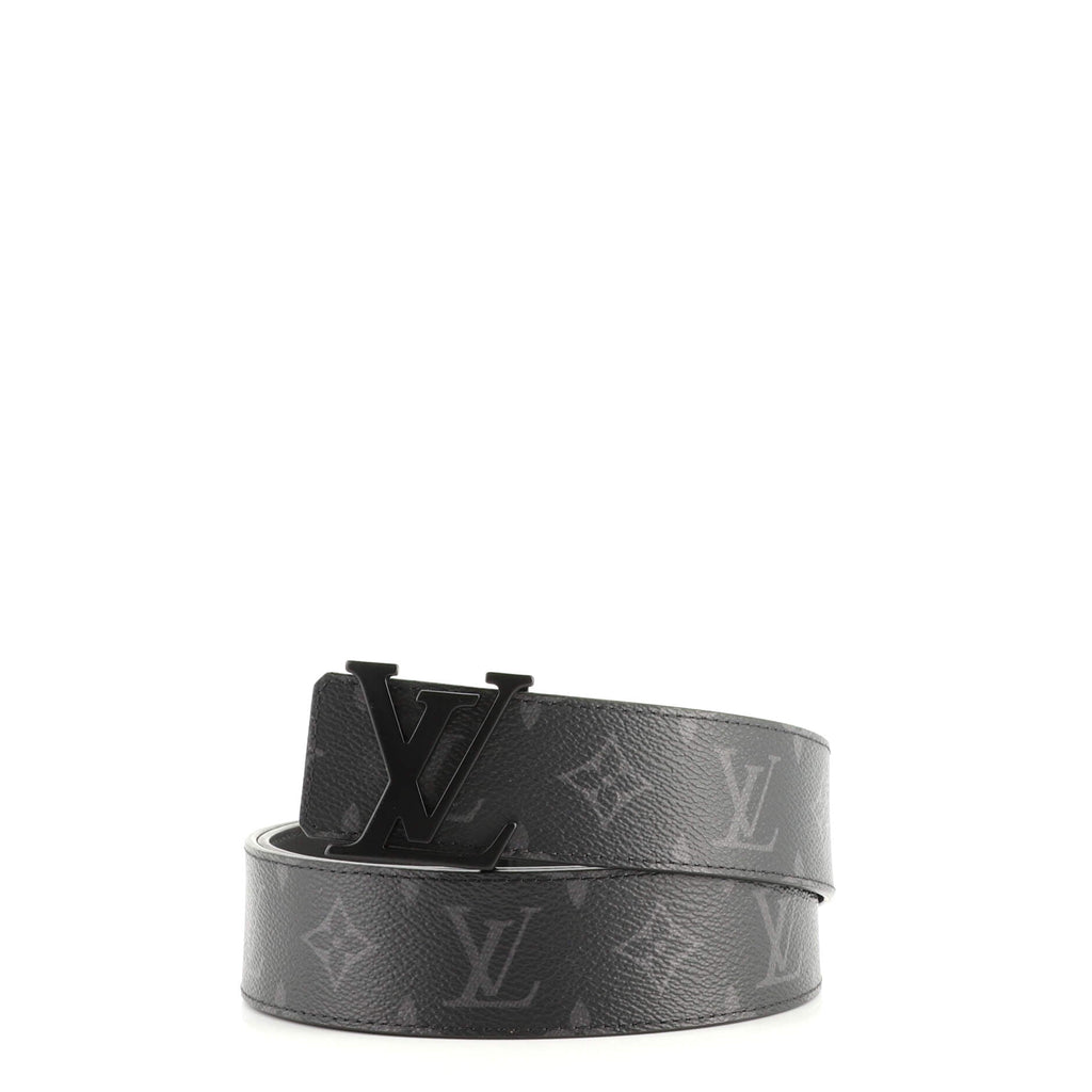 LV Initiales Matte Belt Monogram Eclipse Canvas Wide 100