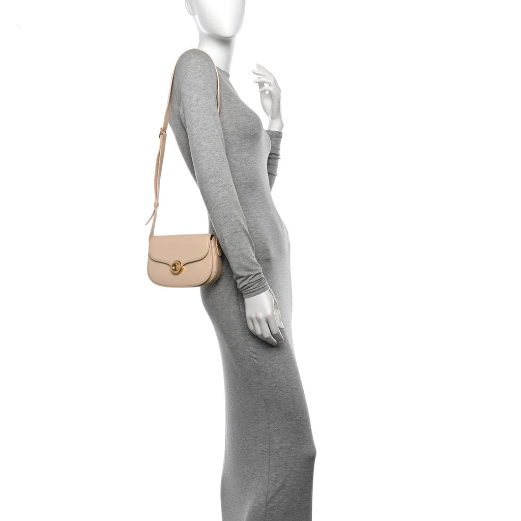 Grained Calfskin Mini Ghiera Bag Lotus Root