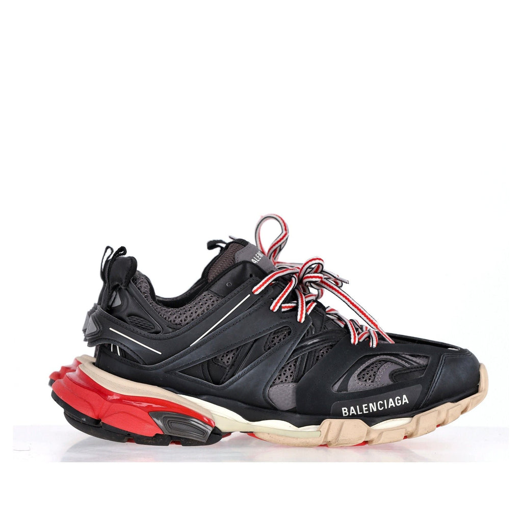 Women's Balenciaga Track Sneakers in Black Polyurethane