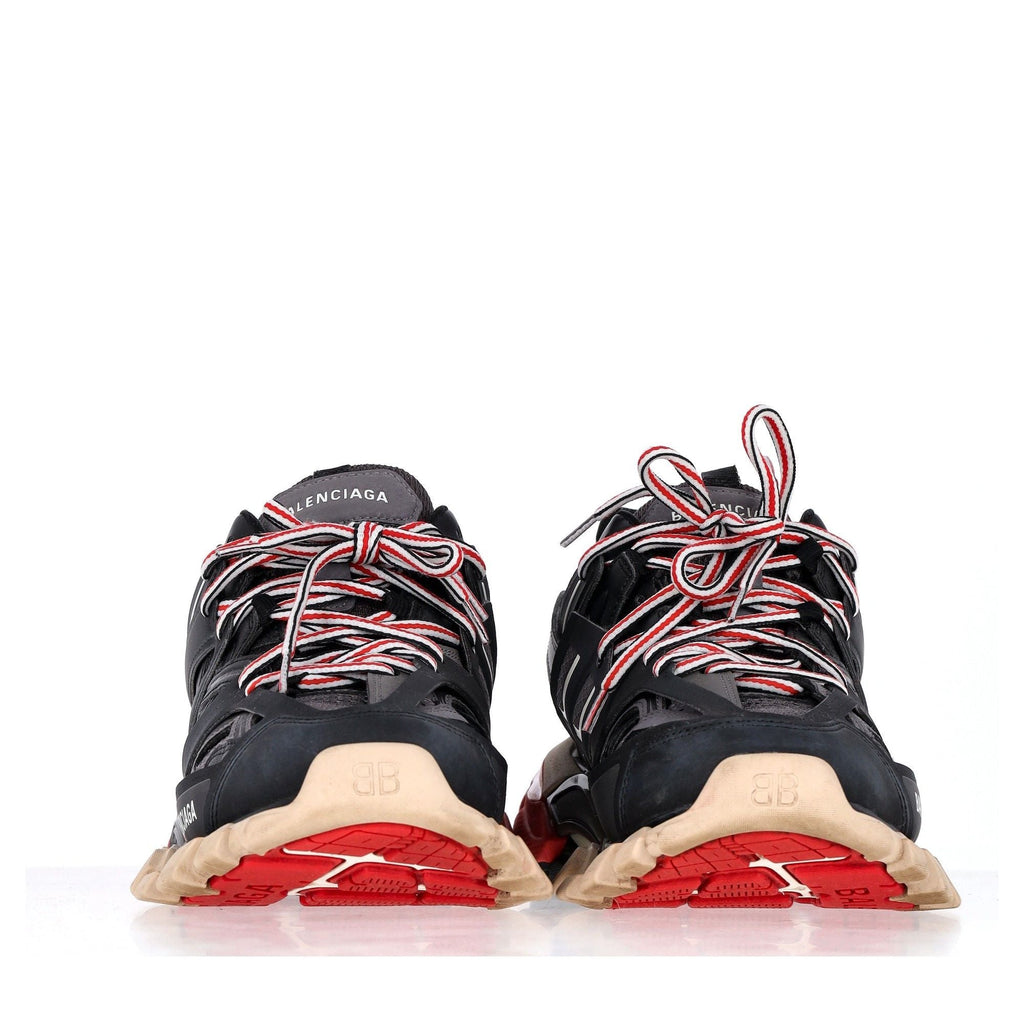 Women's Balenciaga Track Sneakers in Black Polyurethane