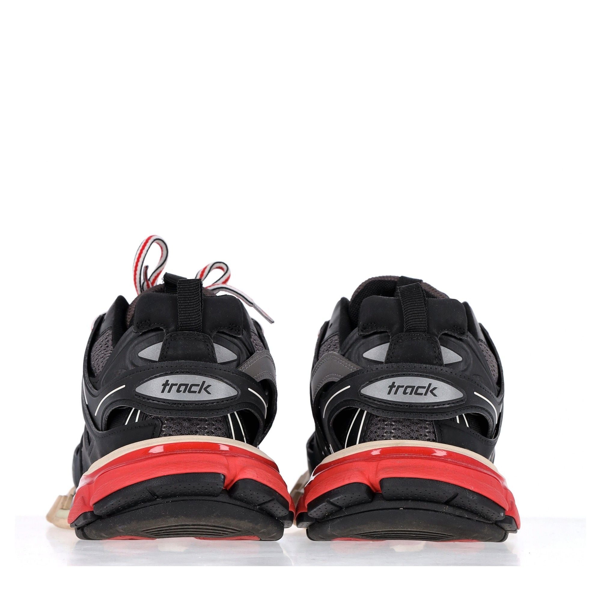 Women's Balenciaga Track Sneakers in Black Polyurethane