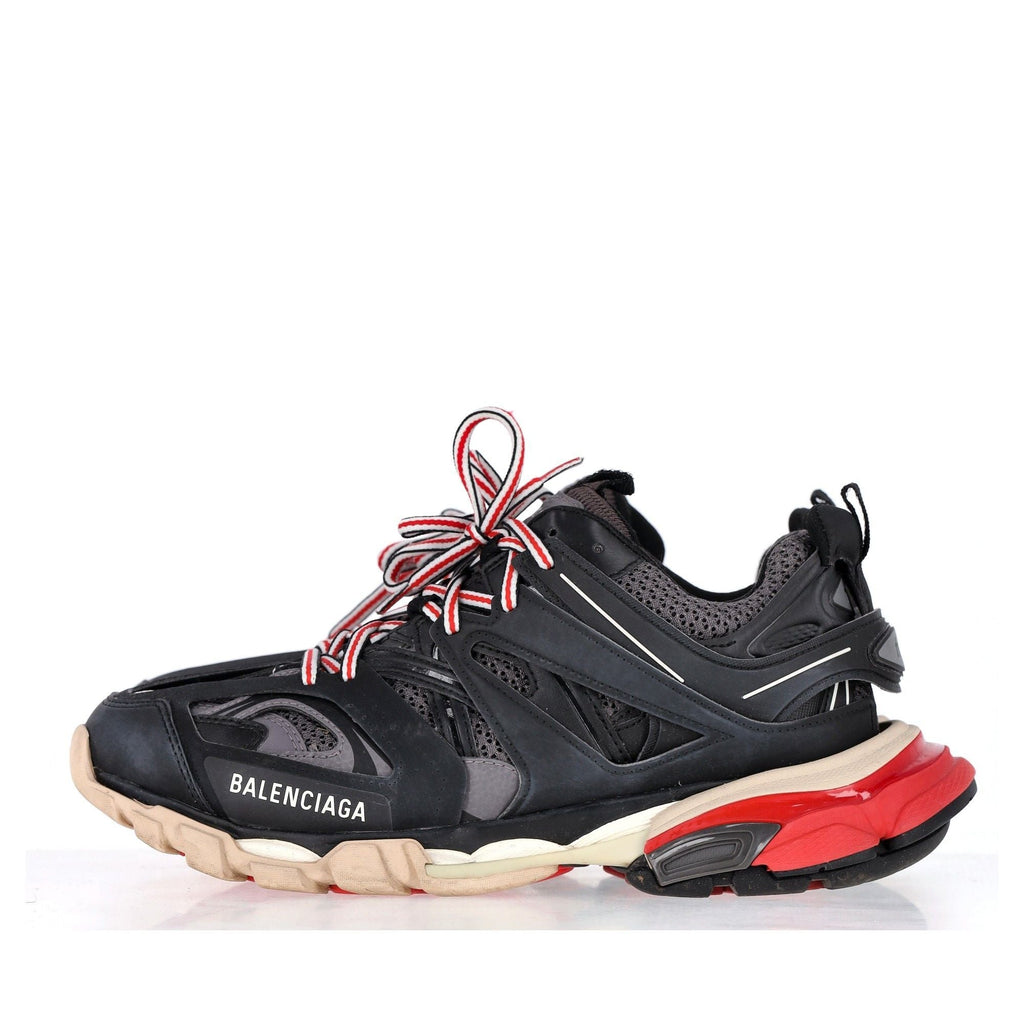 Women's Balenciaga Track Sneakers in Black Polyurethane