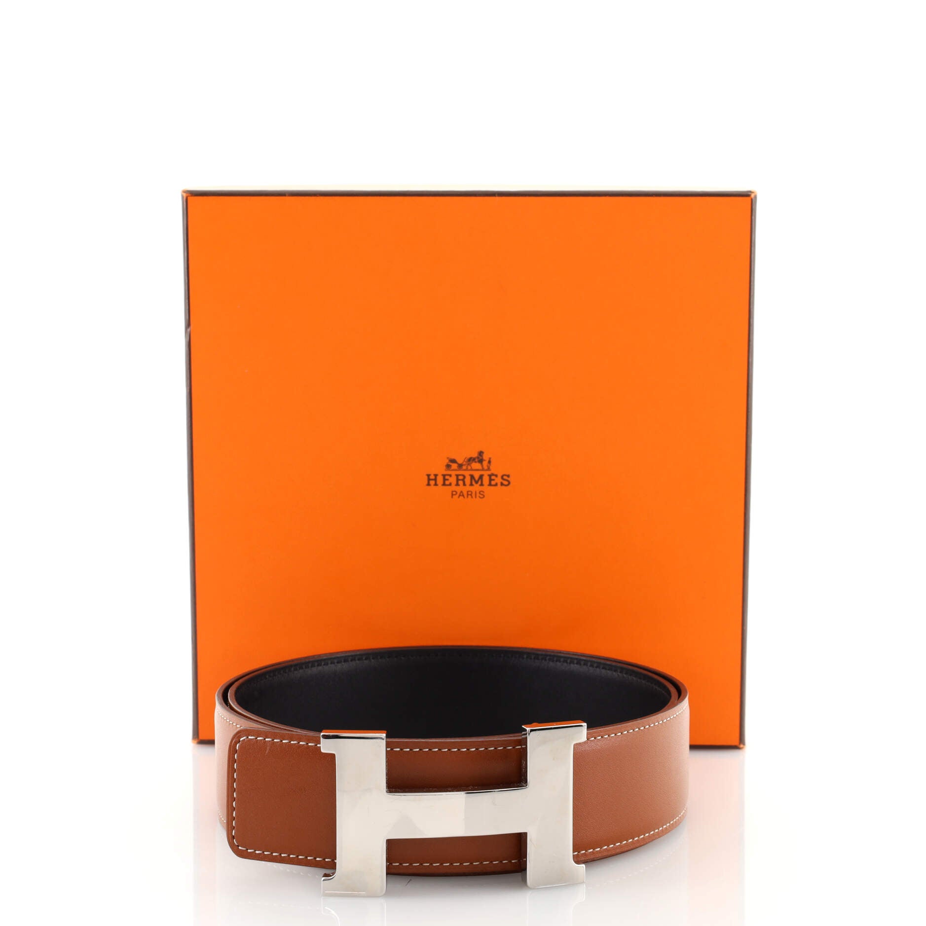 Constance Reversible Belt Leather Wide 95