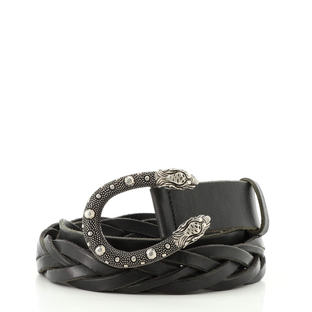 Dionysus Belt Braided Leather Medium 95