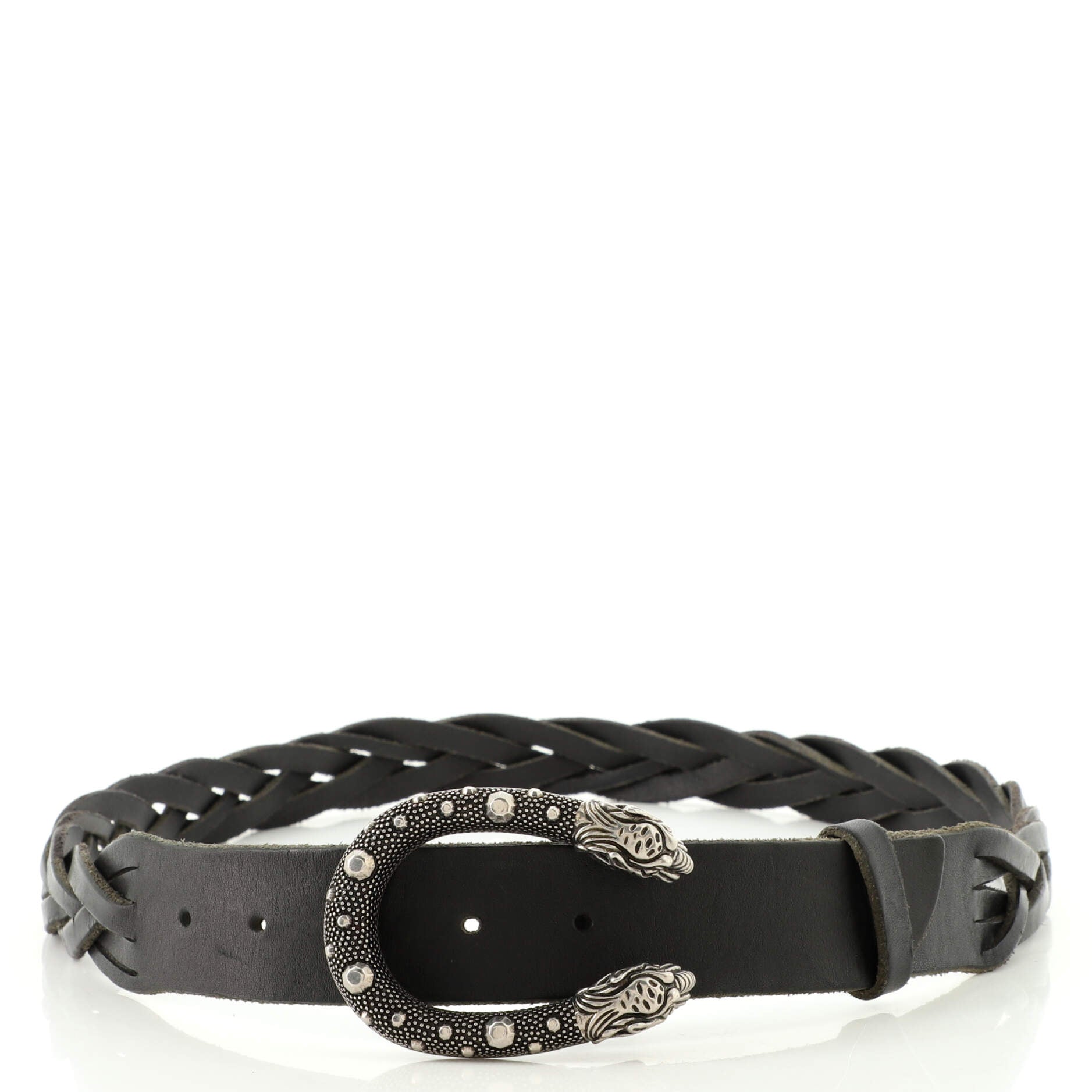 Dionysus Belt Braided Leather Medium 95