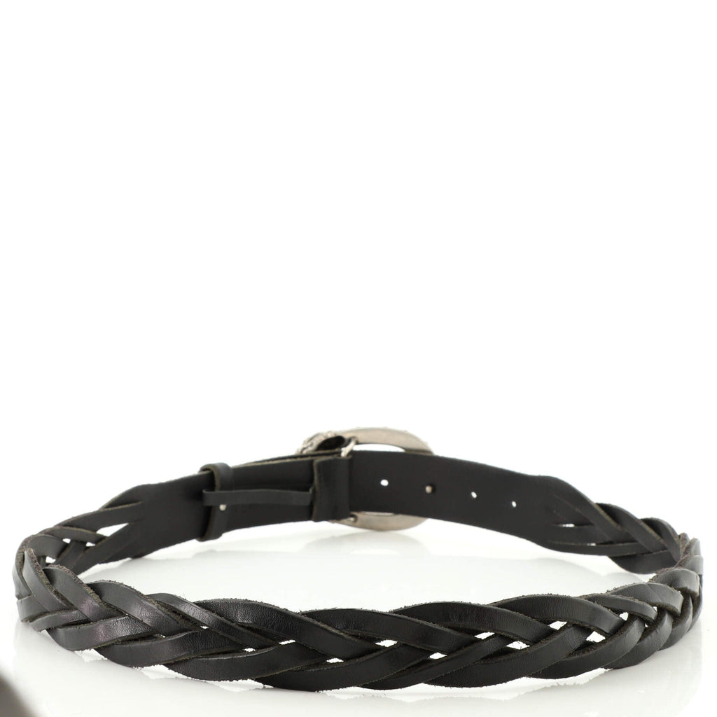 Dionysus Belt Braided Leather Medium 95