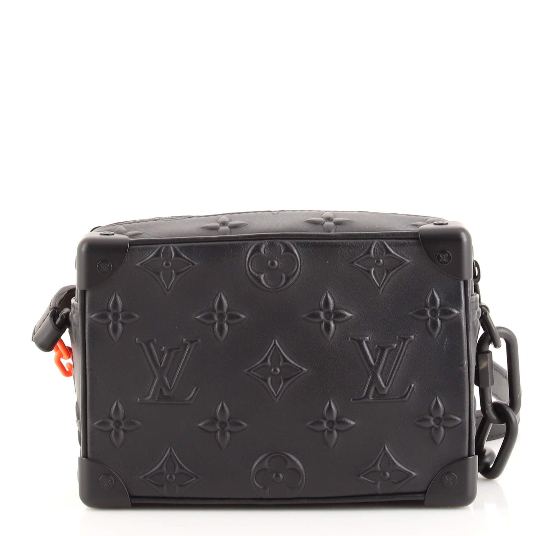 Soft Trunk Bag Monogram Seal Leather Mini