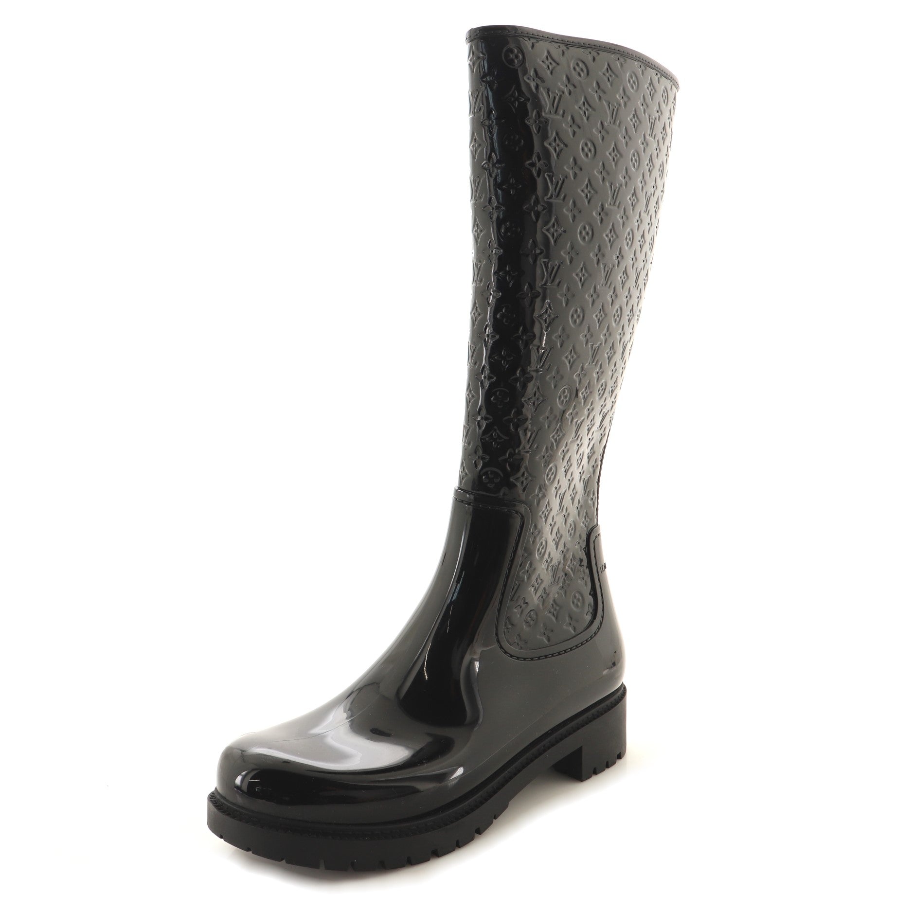 Women's Rain Boots Monogram Rubber