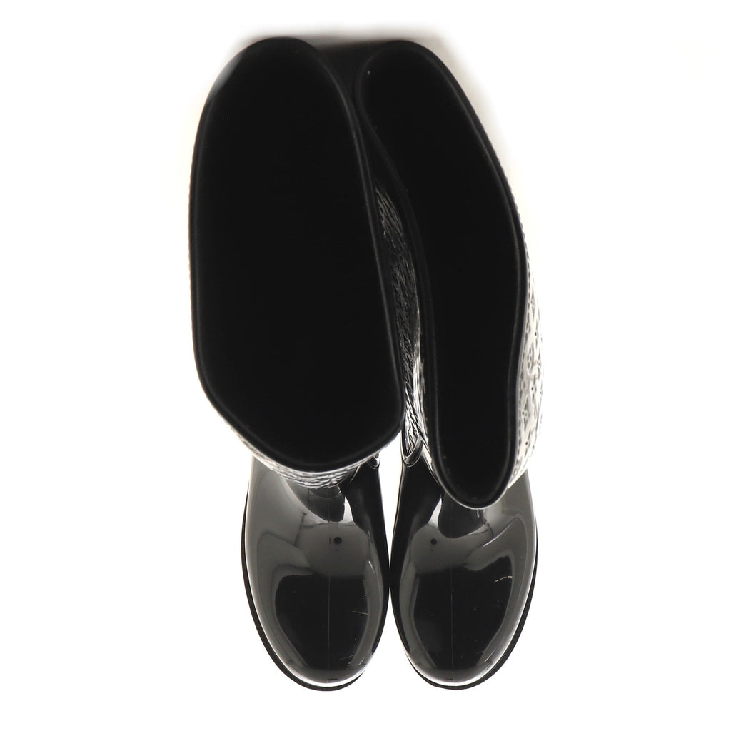 Women's Rain Boots Monogram Rubber