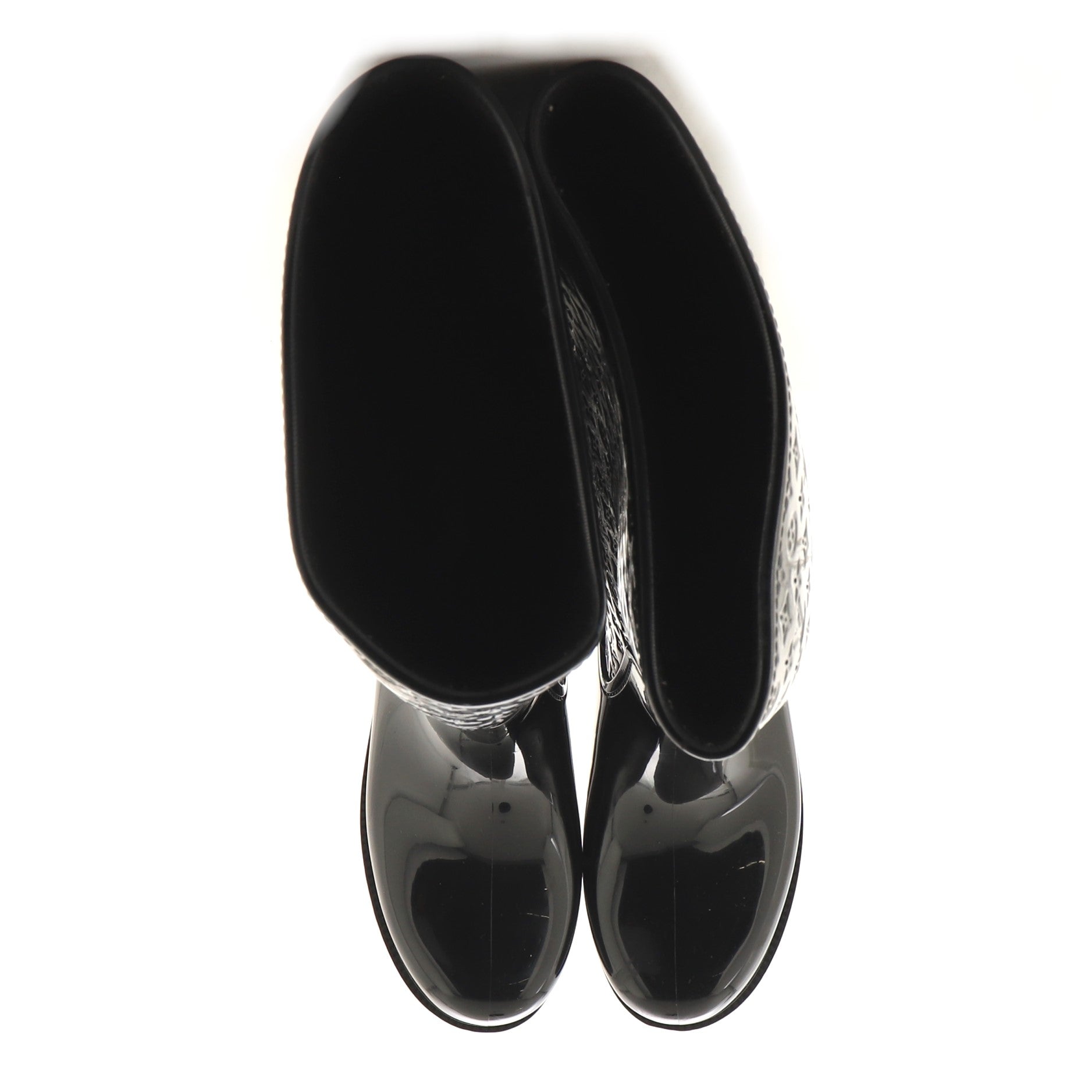 Women's Rain Boots Monogram Rubber