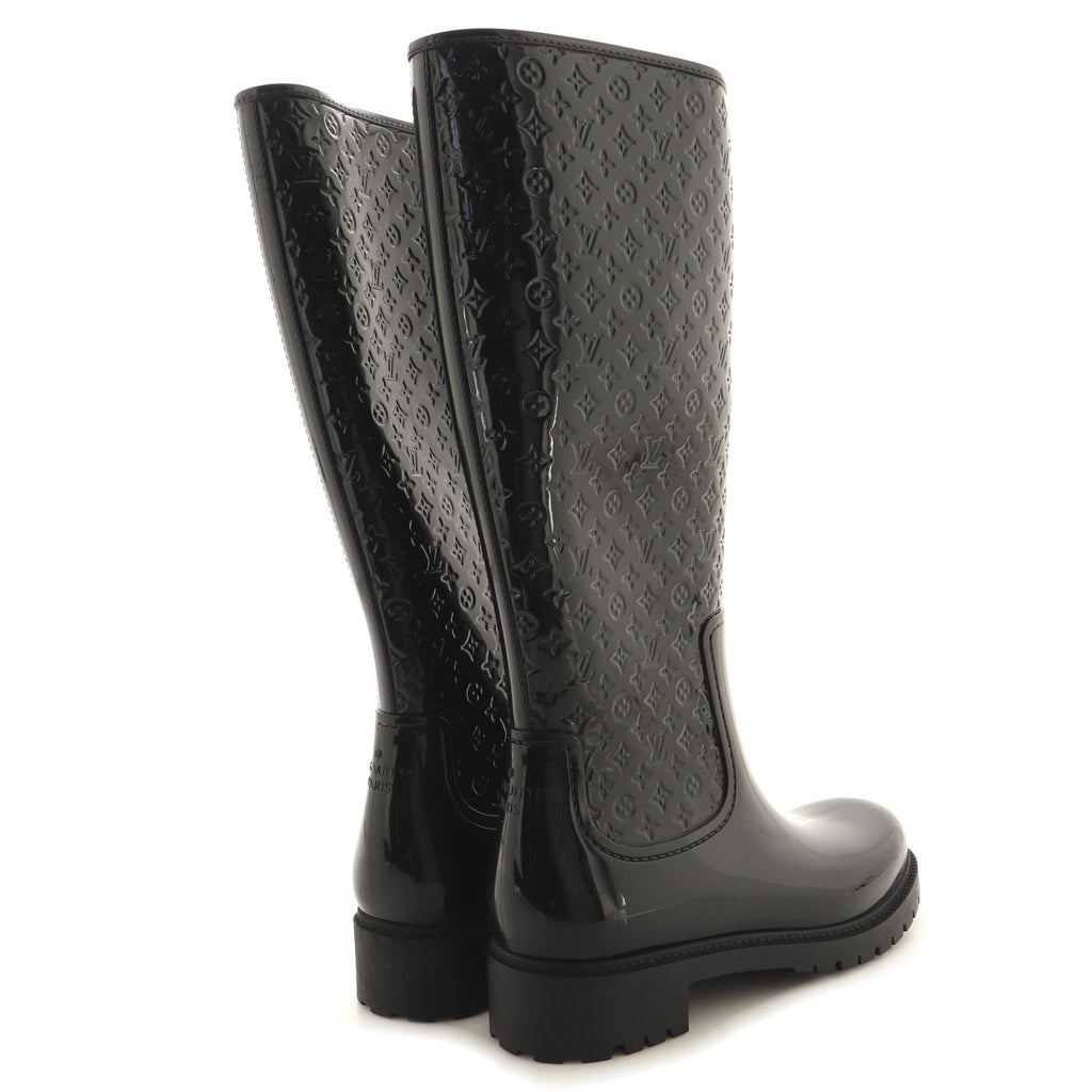 Women's Rain Boots Monogram Rubber