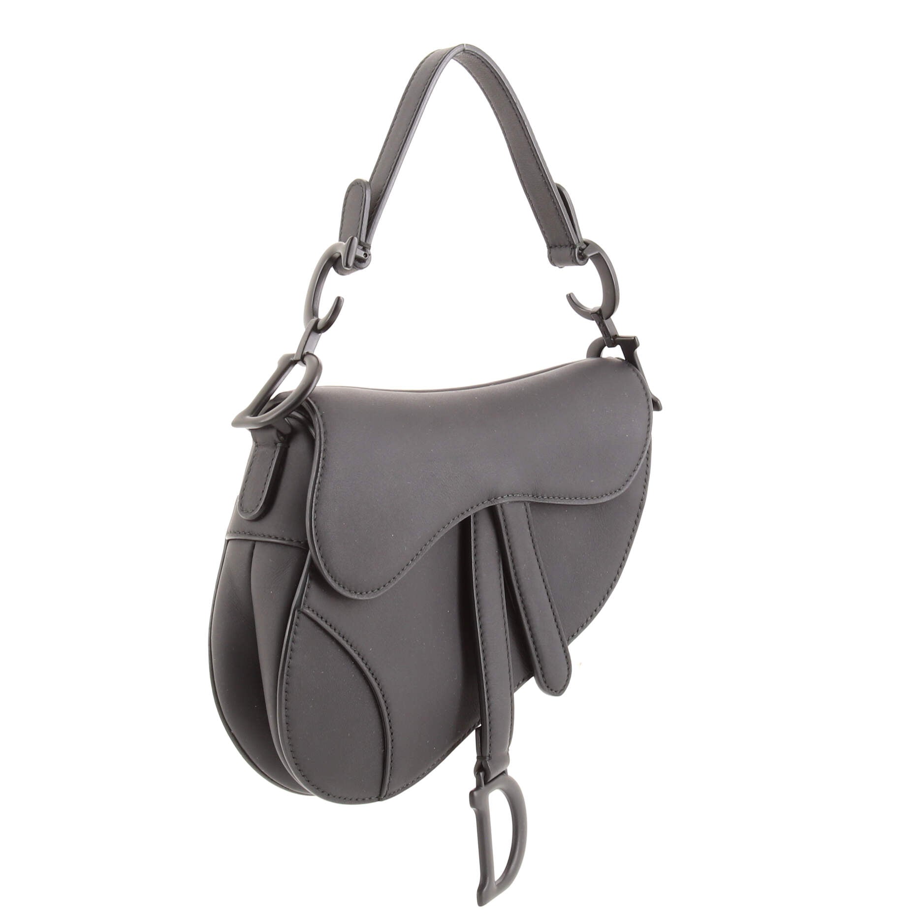 Ultra Matte Saddle Handbag Leather Mini