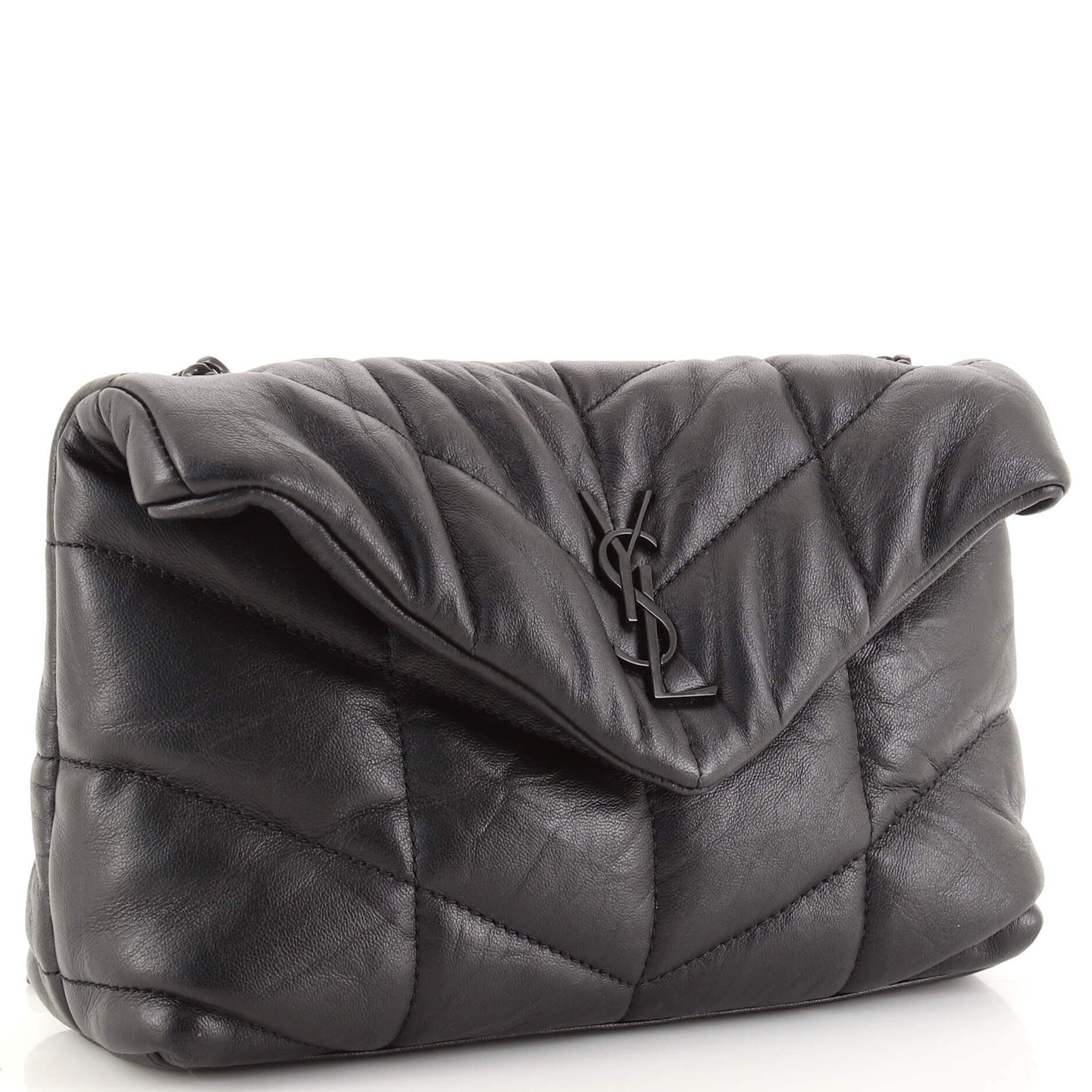 LouLou Puffer Shoulder Bag Quilted Leather Mini