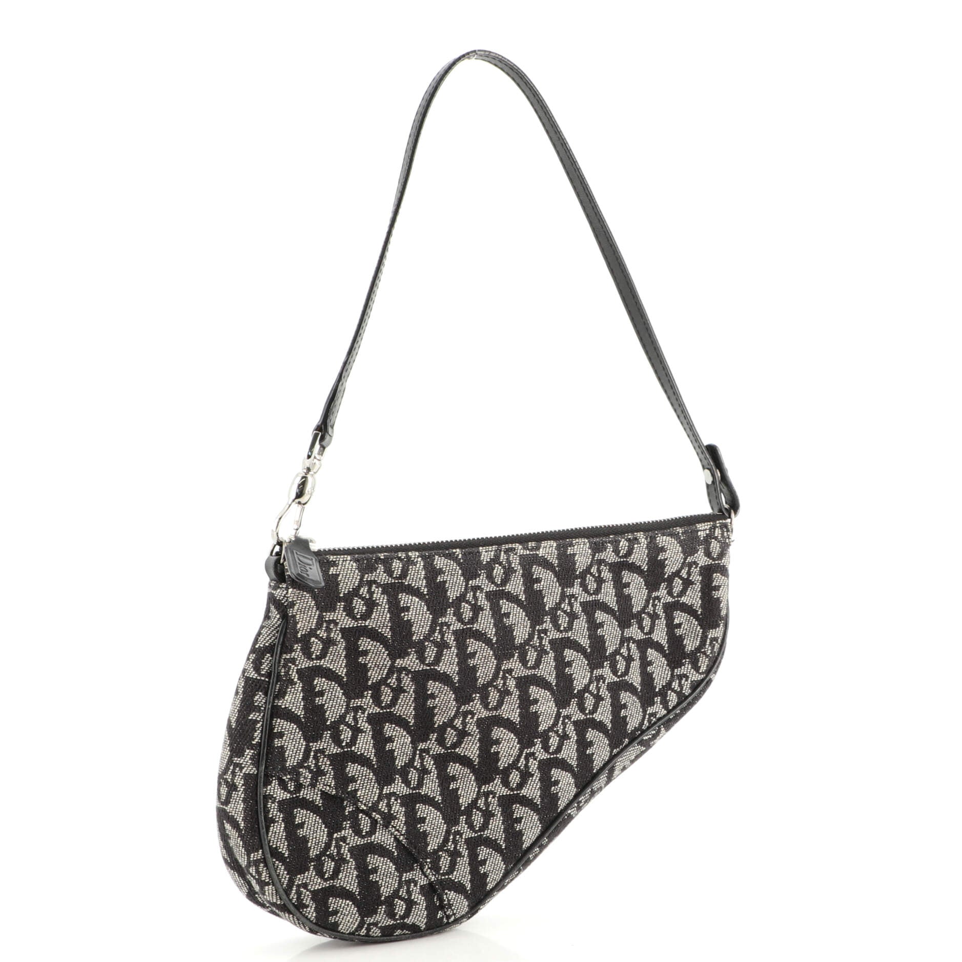 Vintage Saddle Bag Diorissimo Canvas Mini