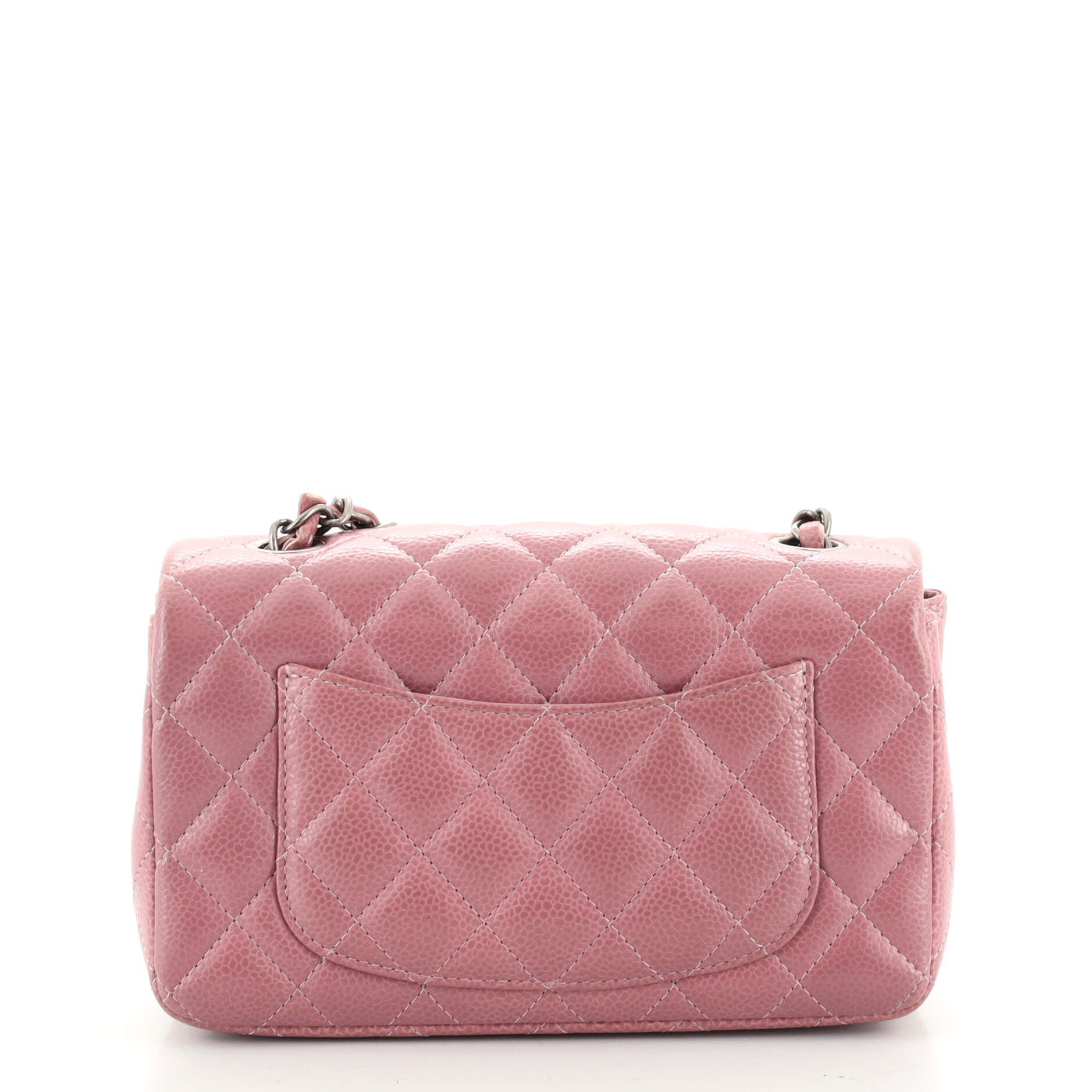 Classic Single Flap Bag Quilted Caviar Mini