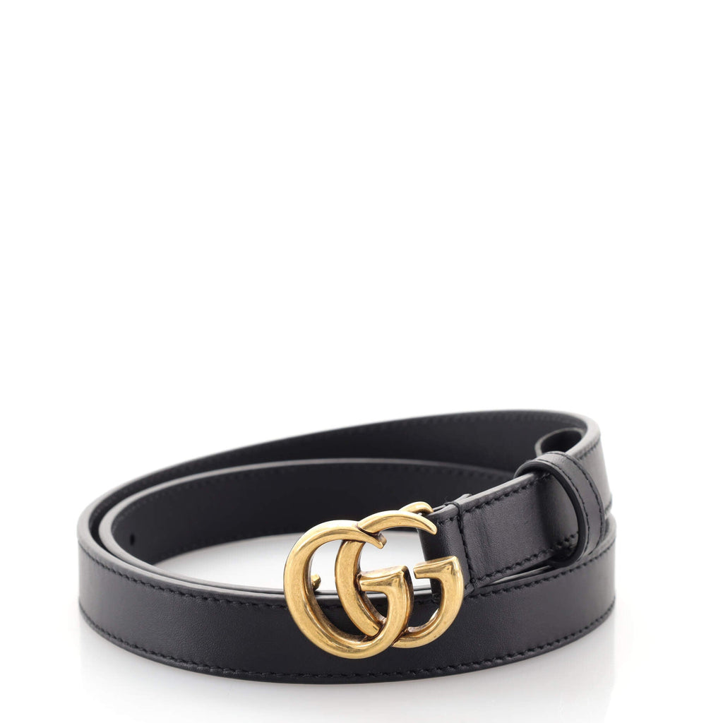 GG Marmont Belt Leather Thin 75