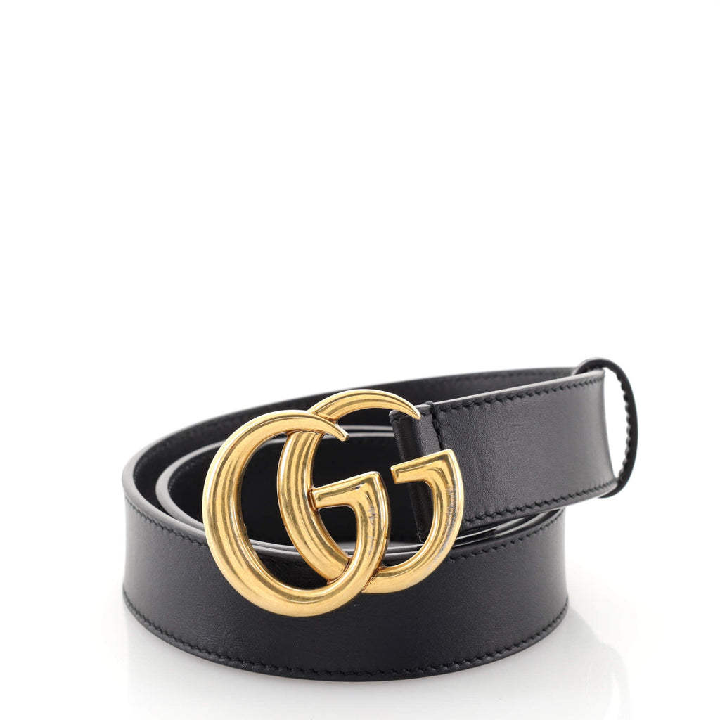 GG Marmont Belt Leather Medium 75