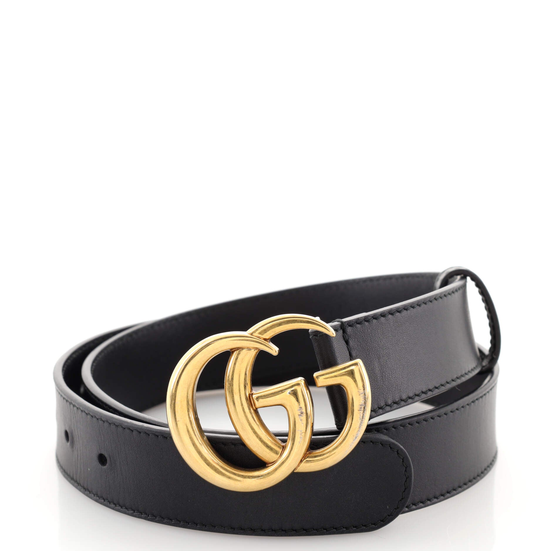 GG Marmont Belt Leather Medium 75