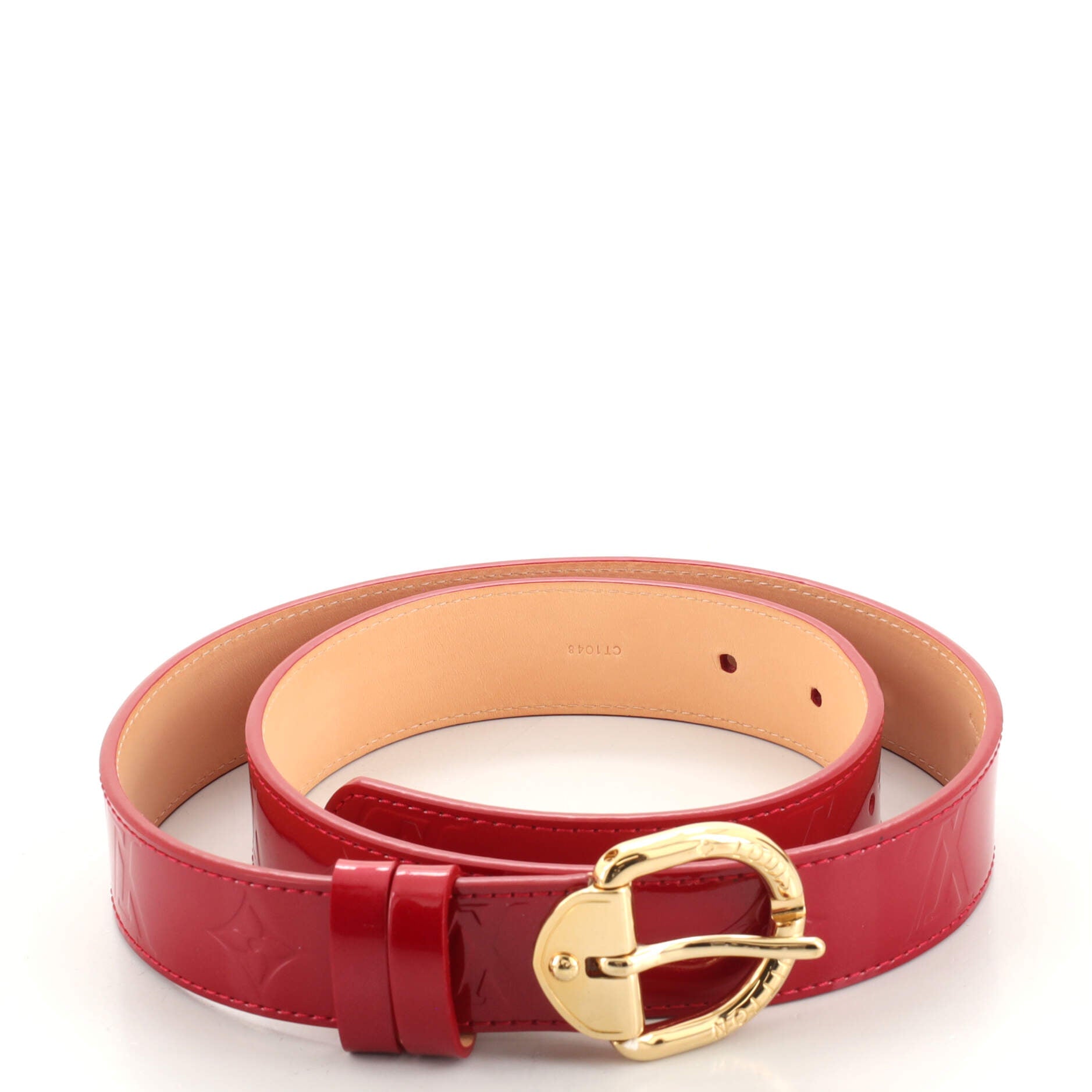 Ceinture Belt Monogram Vernis Medium 80