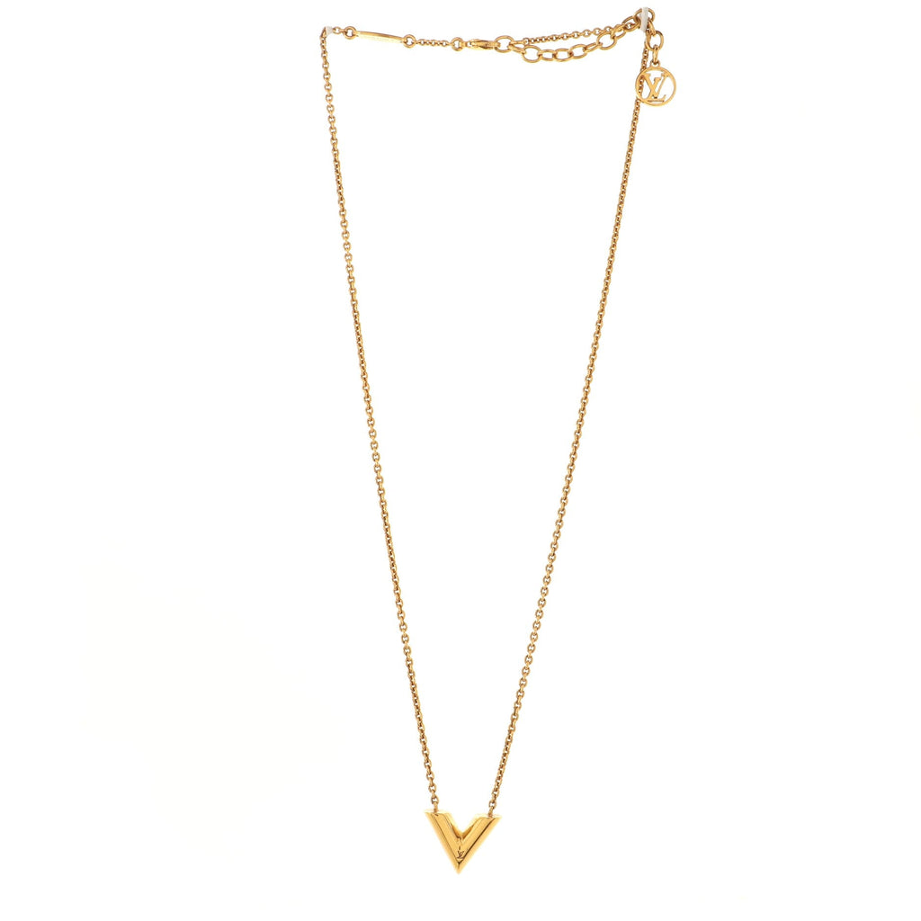 Essential V Necklace Metal